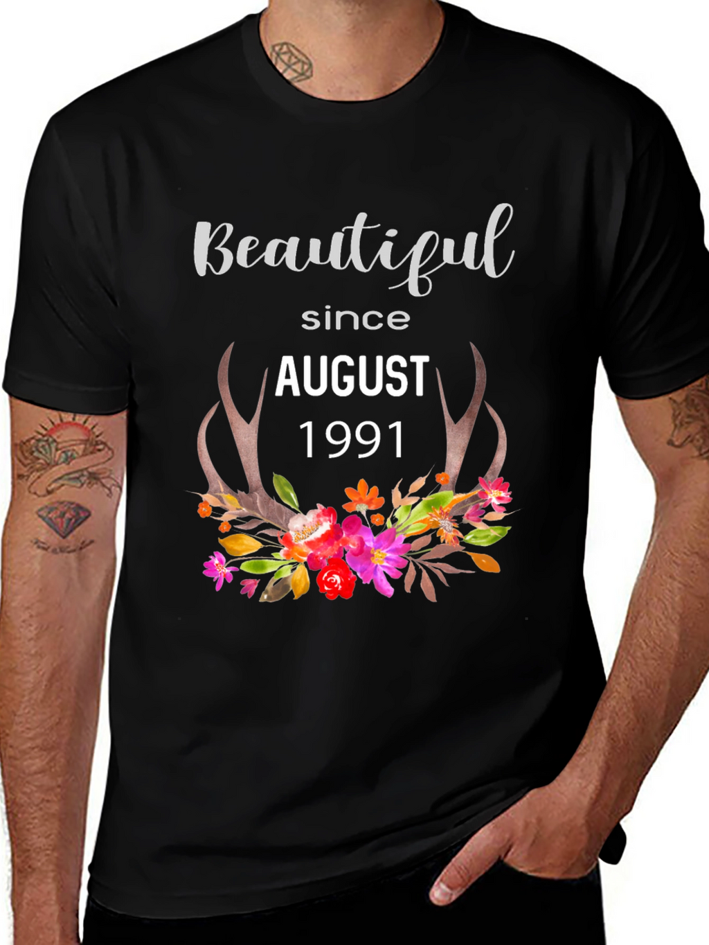 Beautiful Since August 1991 T-Shirt