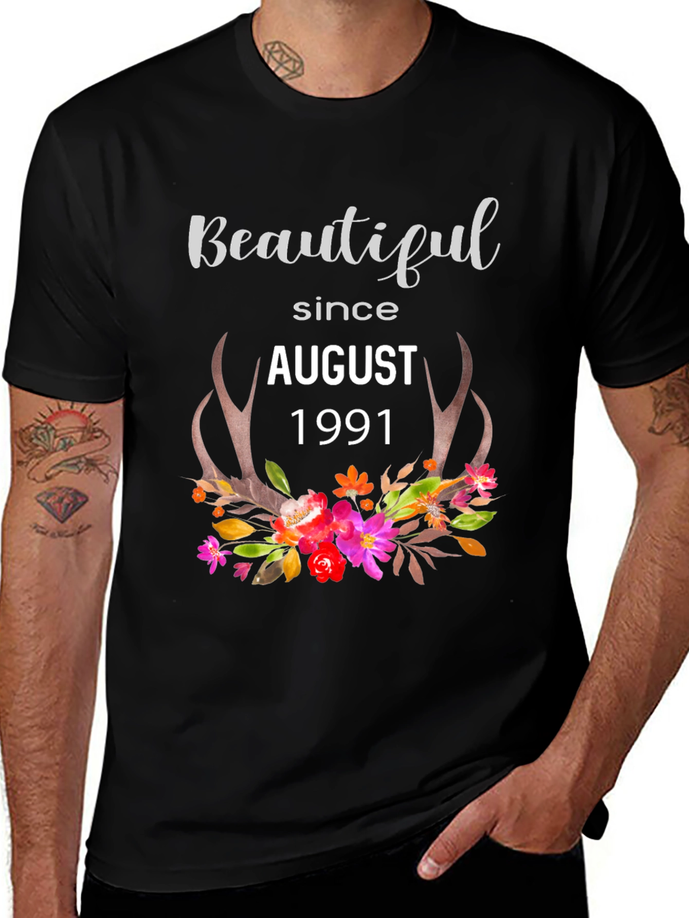 Beautiful Since August 1991 T-Shirt