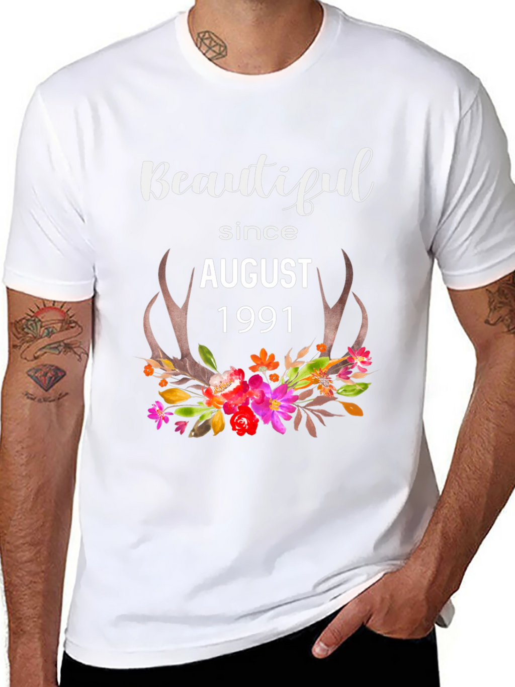 Beautiful Since August 1991 T-Shirt
