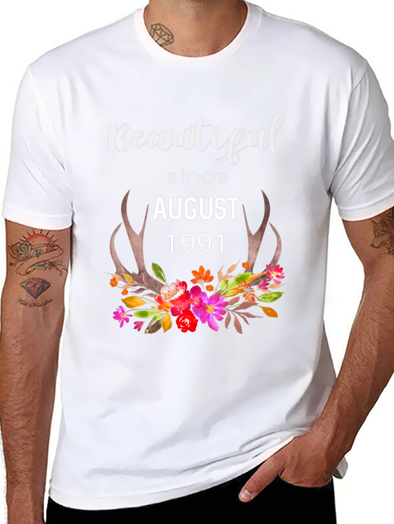 Beautiful Since August 1991 T-Shirt