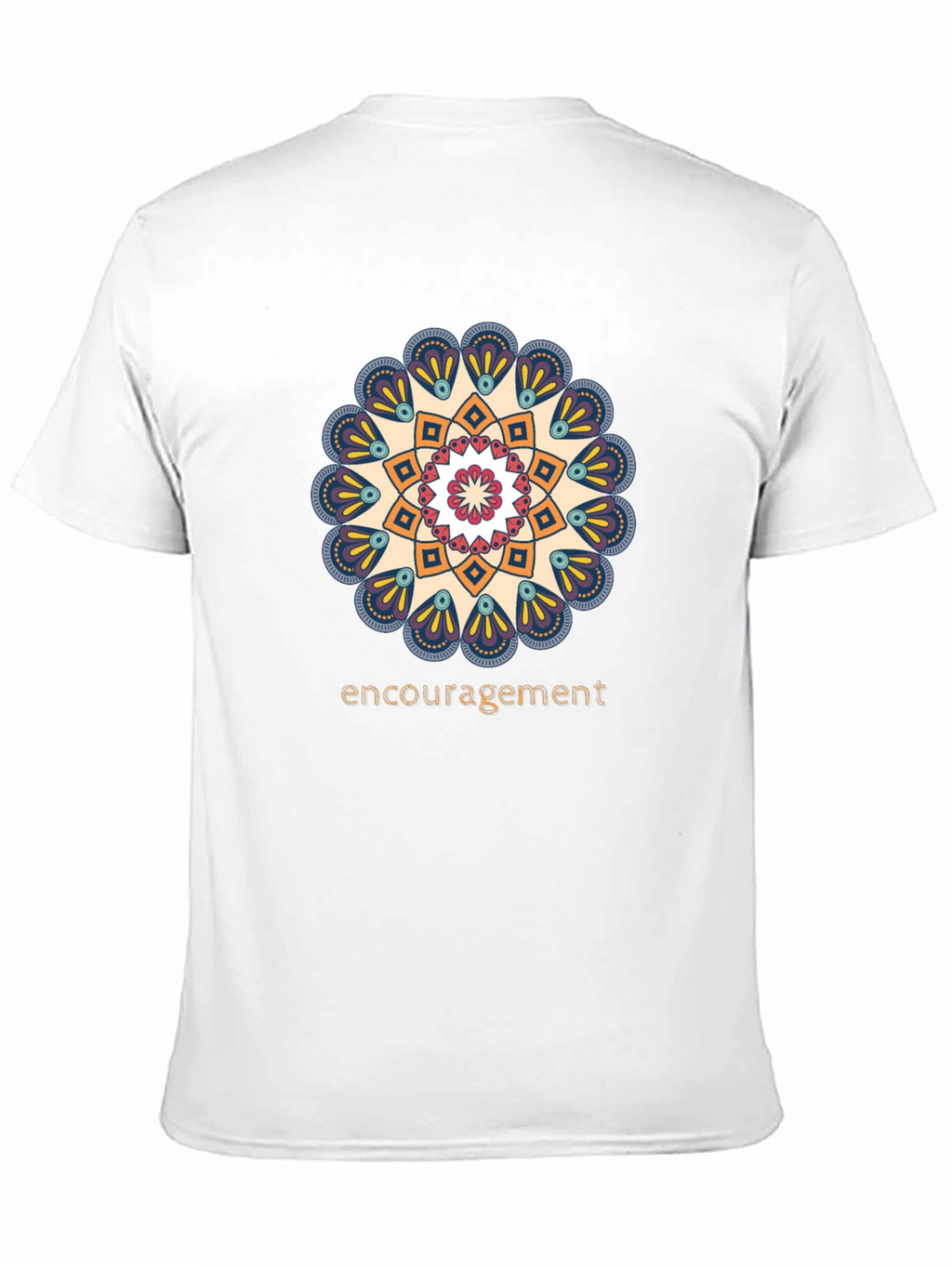 Encouragement Mandala T-Shirt - Stylish Graphic Tee
