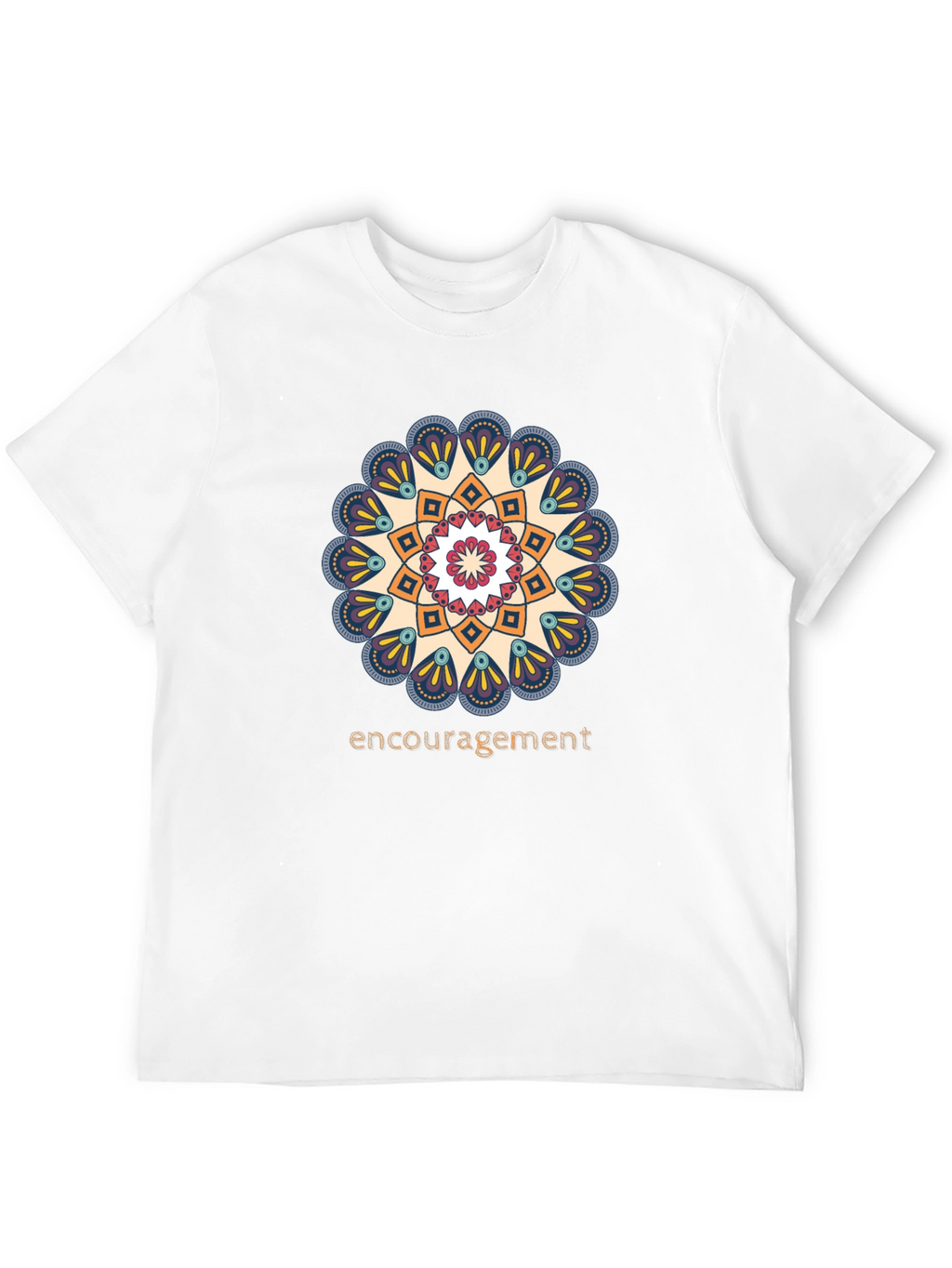 Encouragement Mandala T-Shirt - Stylish Graphic Tee