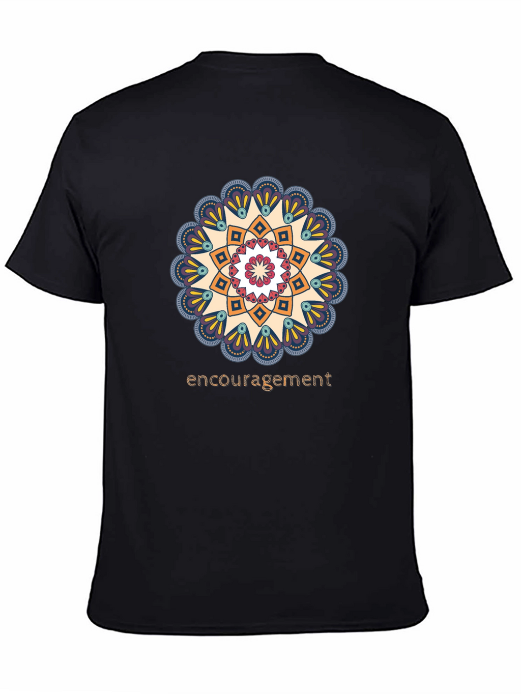 Encouragement Mandala T-Shirt - Stylish Graphic Tee