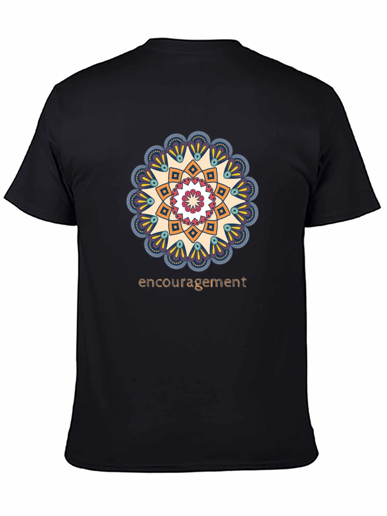 Encouragement Mandala T-Shirt - Stylish Graphic Tee