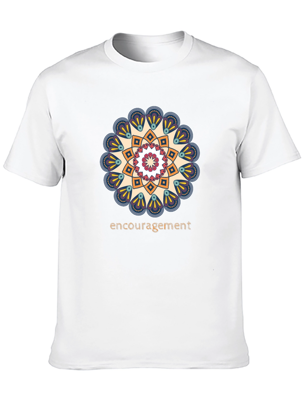 Encouragement Mandala T-Shirt - Stylish Graphic Tee