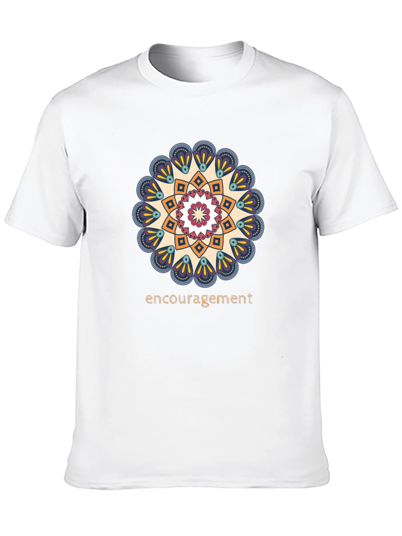 Encouragement Mandala T-Shirt - Stylish Graphic Tee