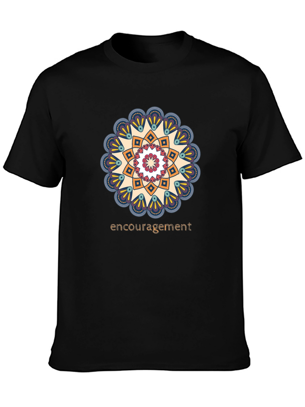 Encouragement Mandala T-Shirt - Stylish Graphic Tee