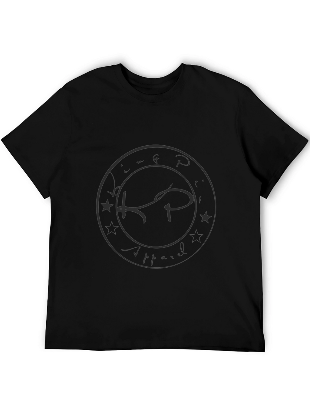 Classic Black Graphic Tee - KP Apparel