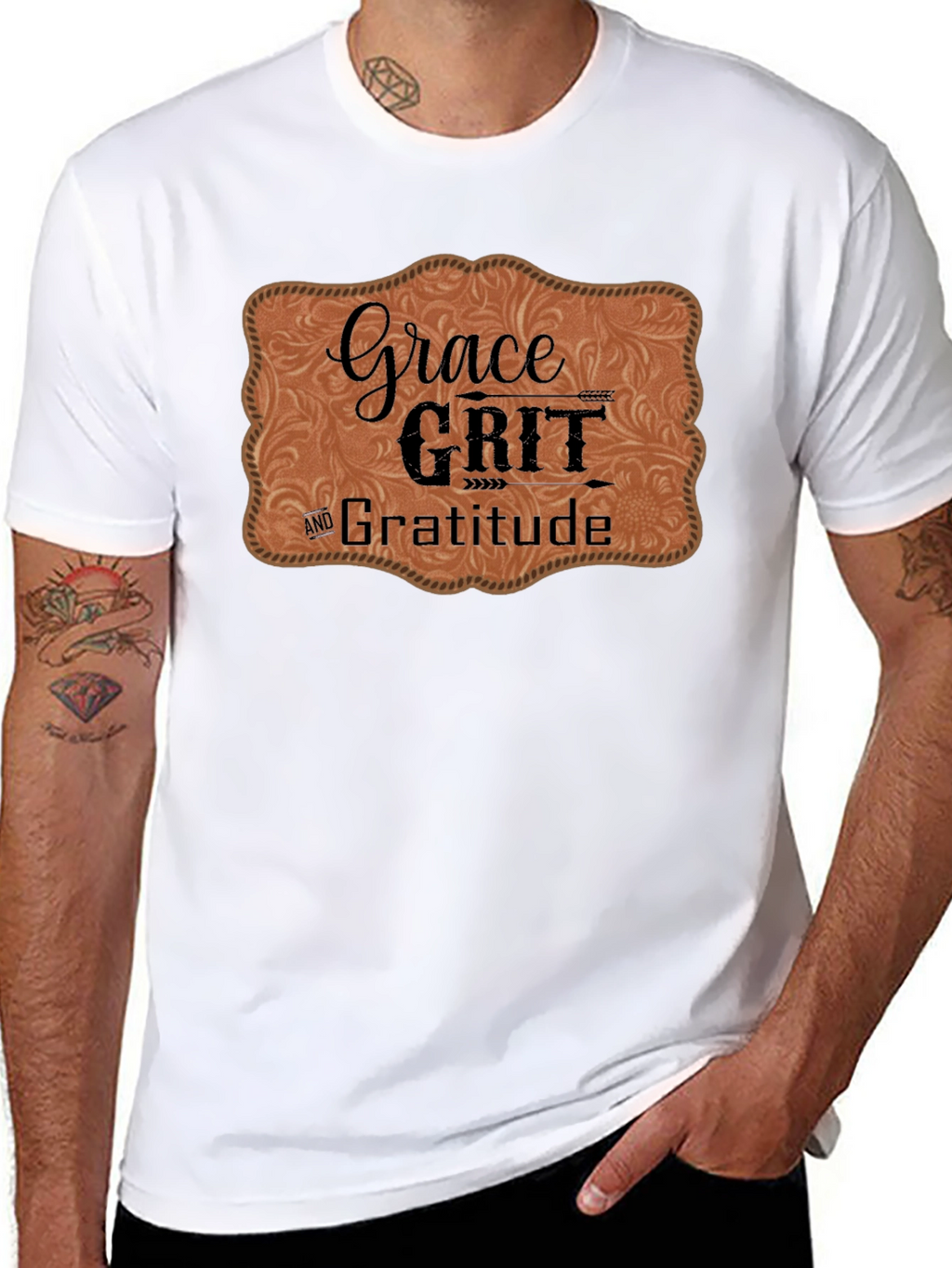 Grace Grit and Gratitude Graphic Tee