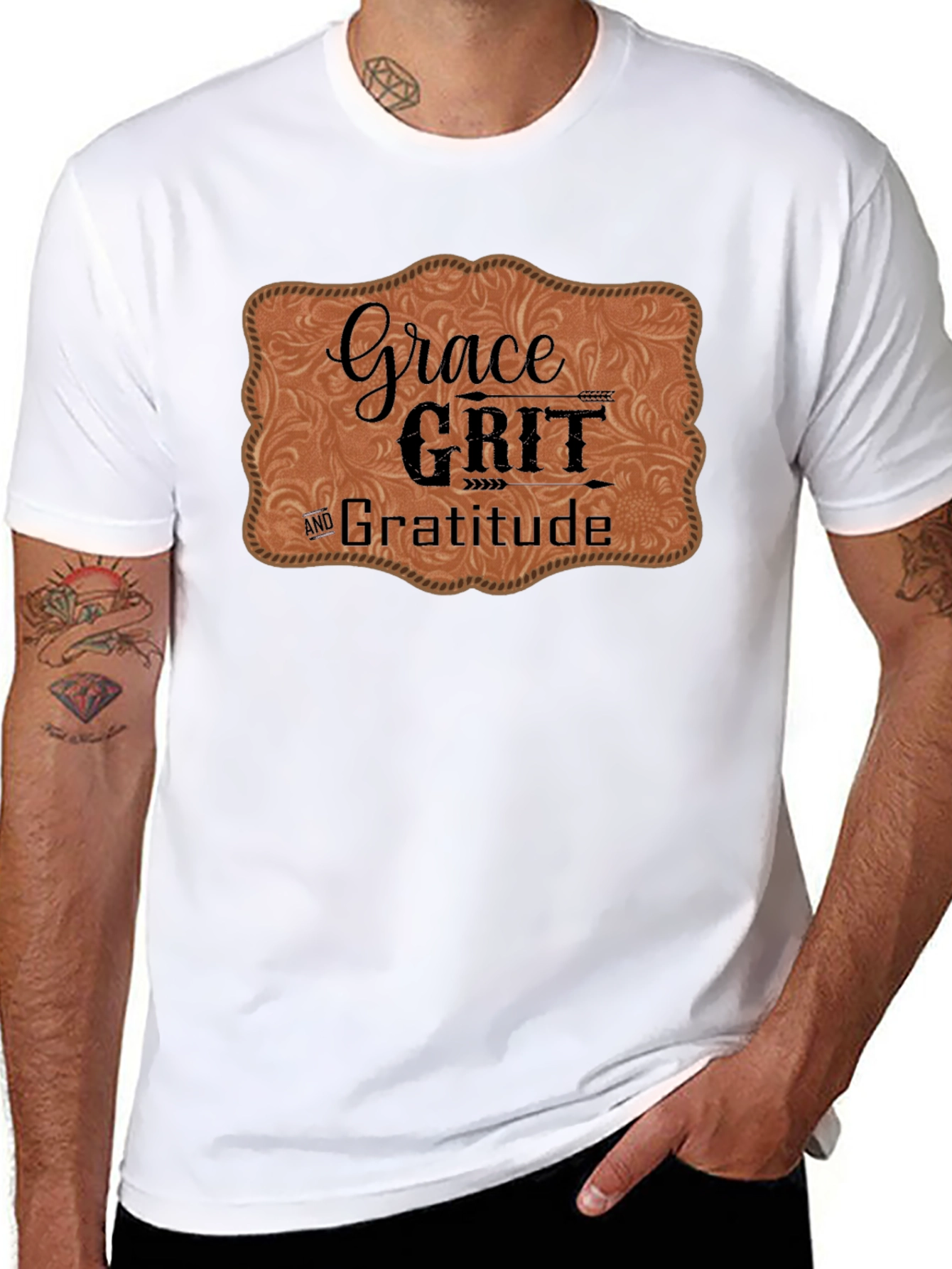 Grace Grit and Gratitude Graphic Tee