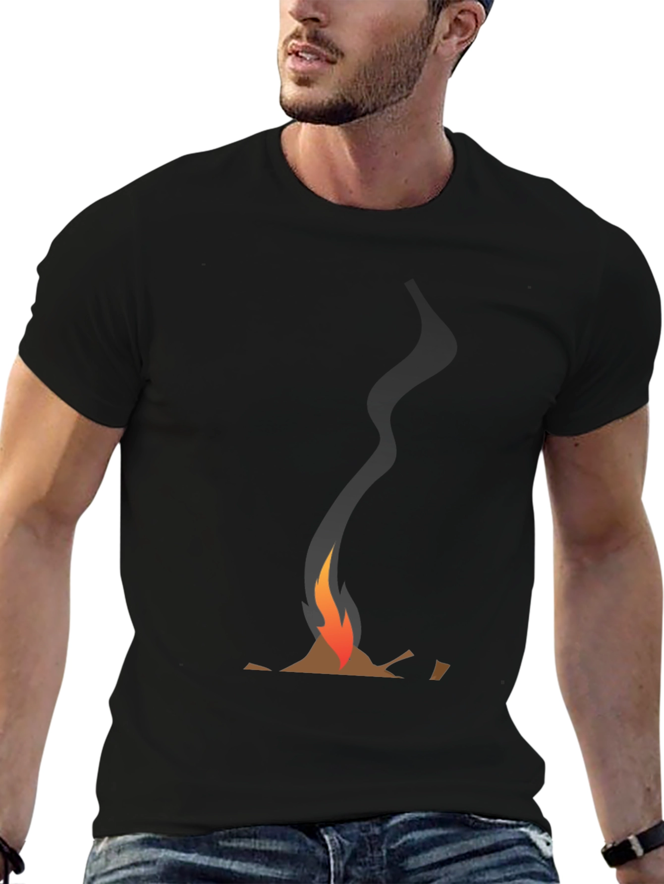Campfire Graphic Tee - Casual Style
