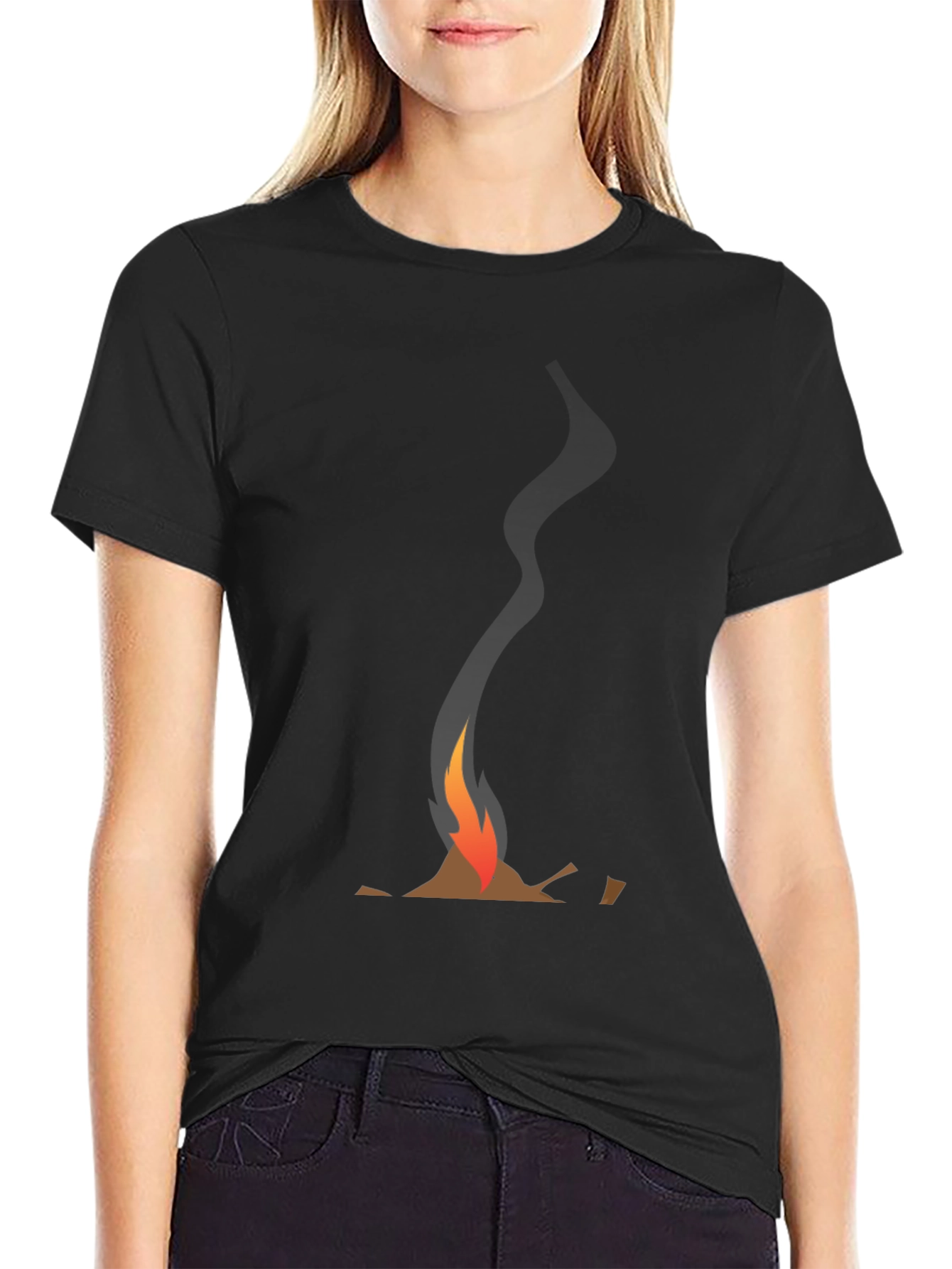 Campfire Graphic Tee - Casual Style