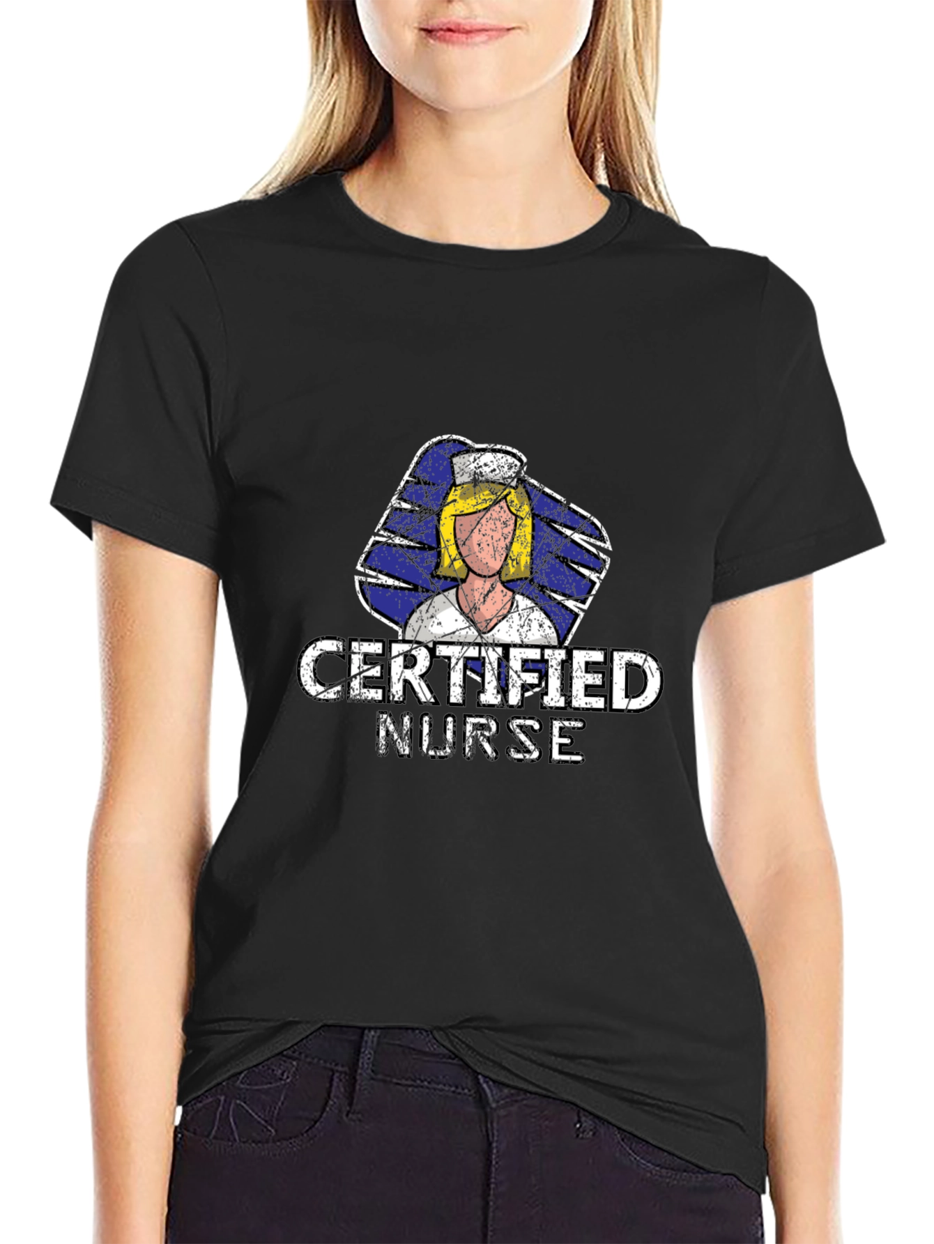 Certified Nurse Graphic T-Shirt - Medical Professional Apparel