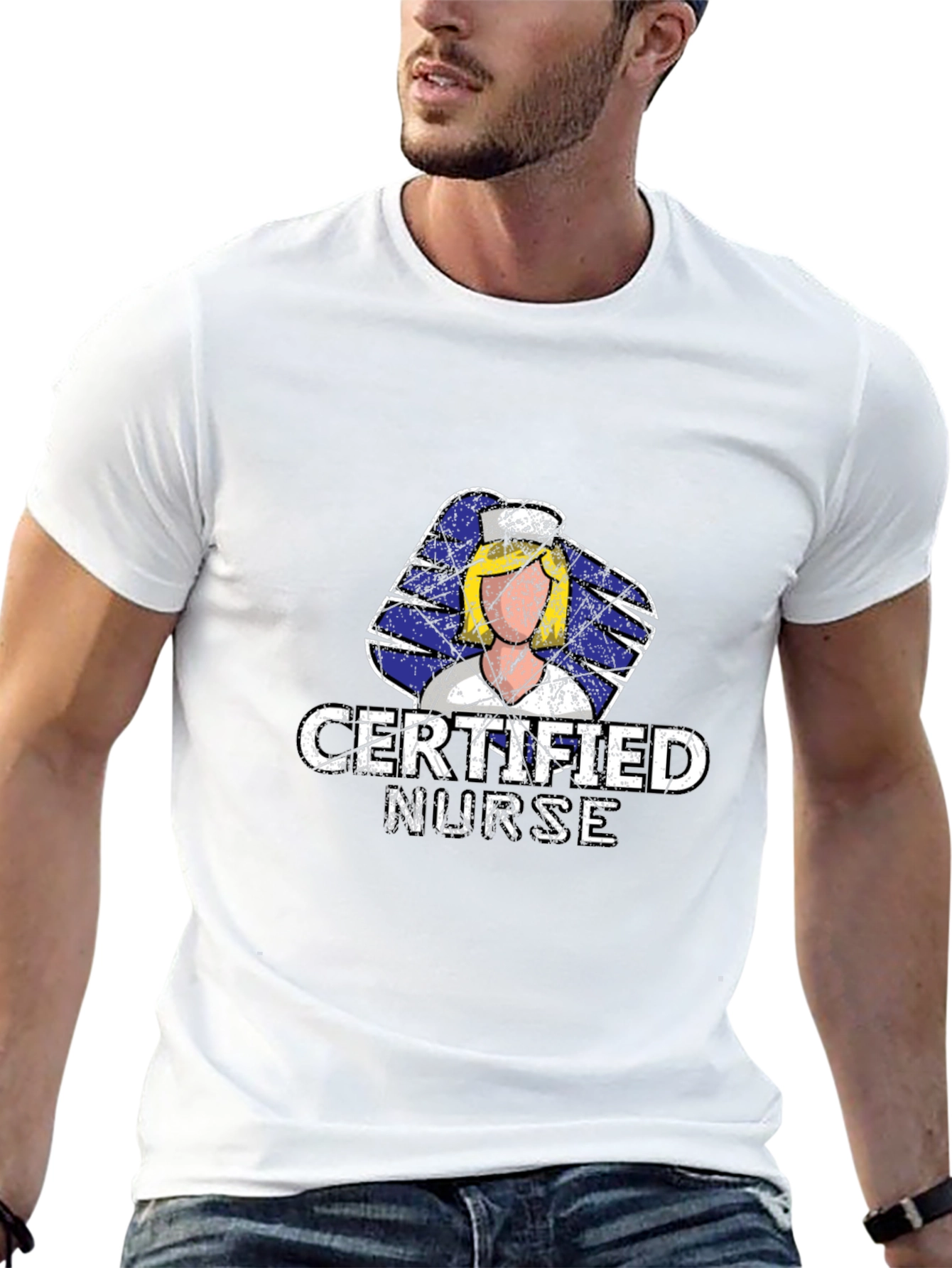 Certified Nurse Graphic T-Shirt - Medical Professional Apparel