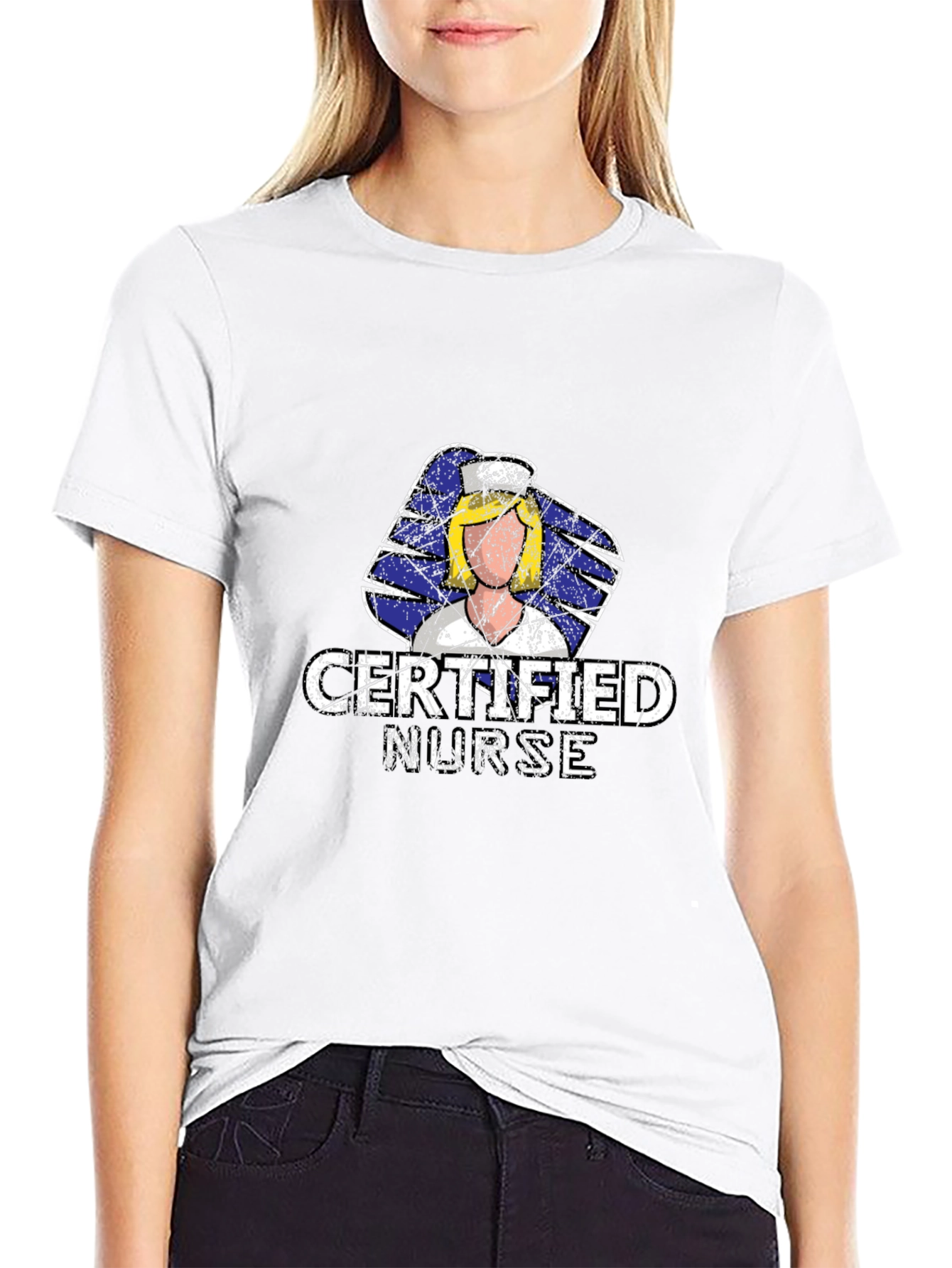 Certified Nurse Graphic T-Shirt - Medical Professional Apparel