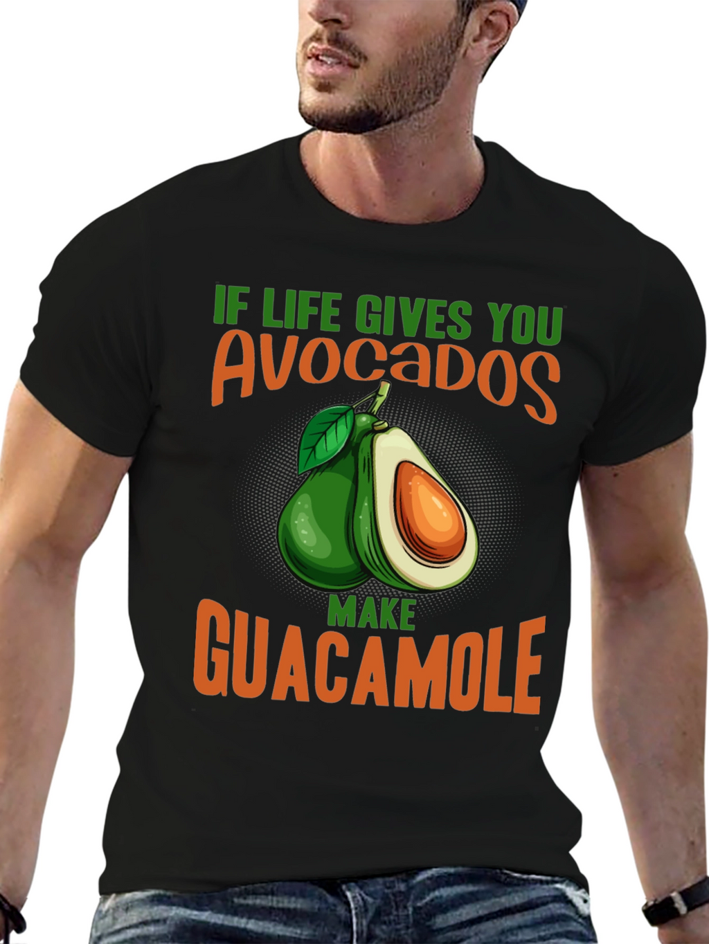 Avocado Guacamole Graphic Tee - Foodie T-Shirt