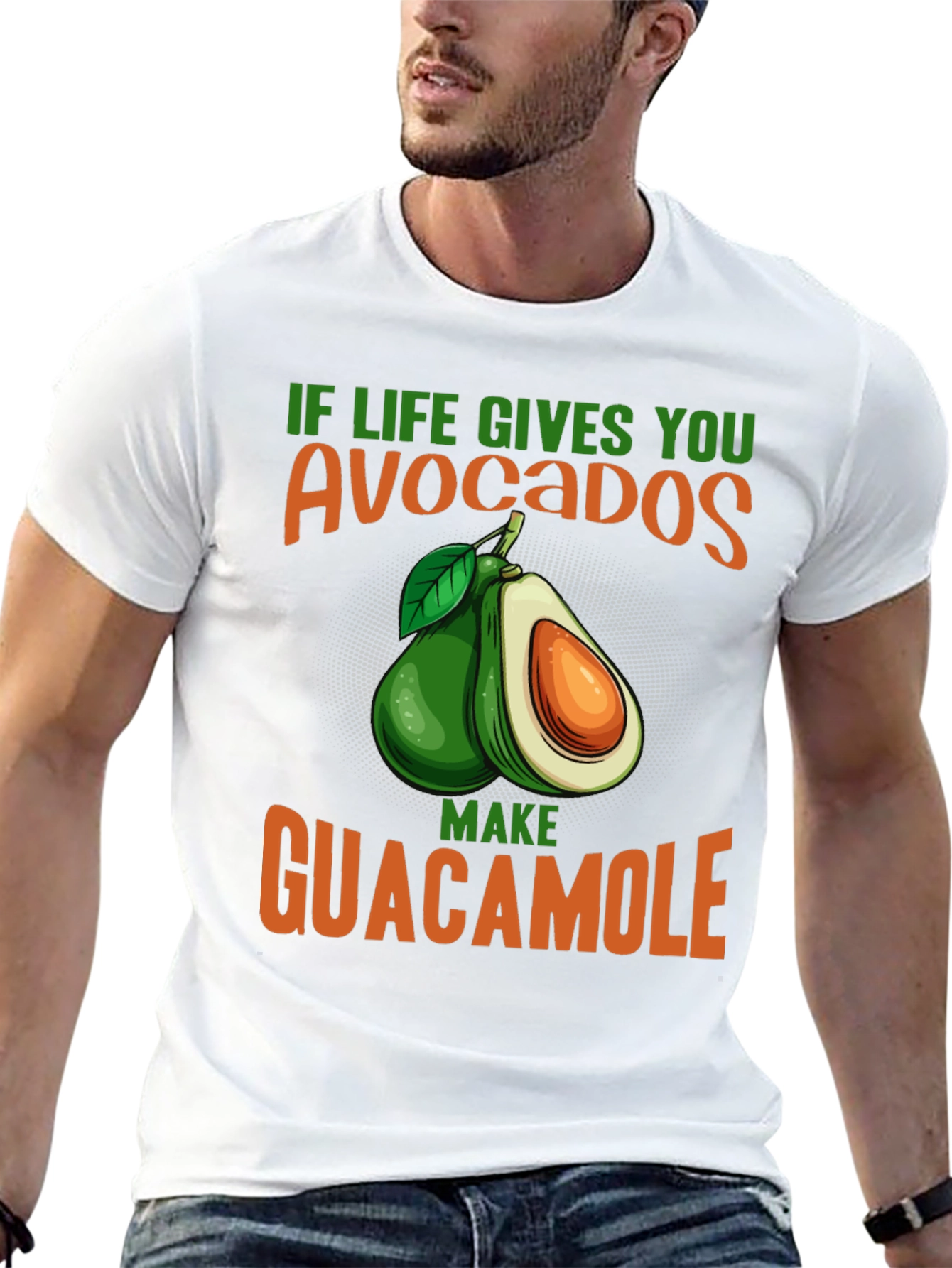 Avocado Guacamole Graphic Tee - Foodie T-Shirt