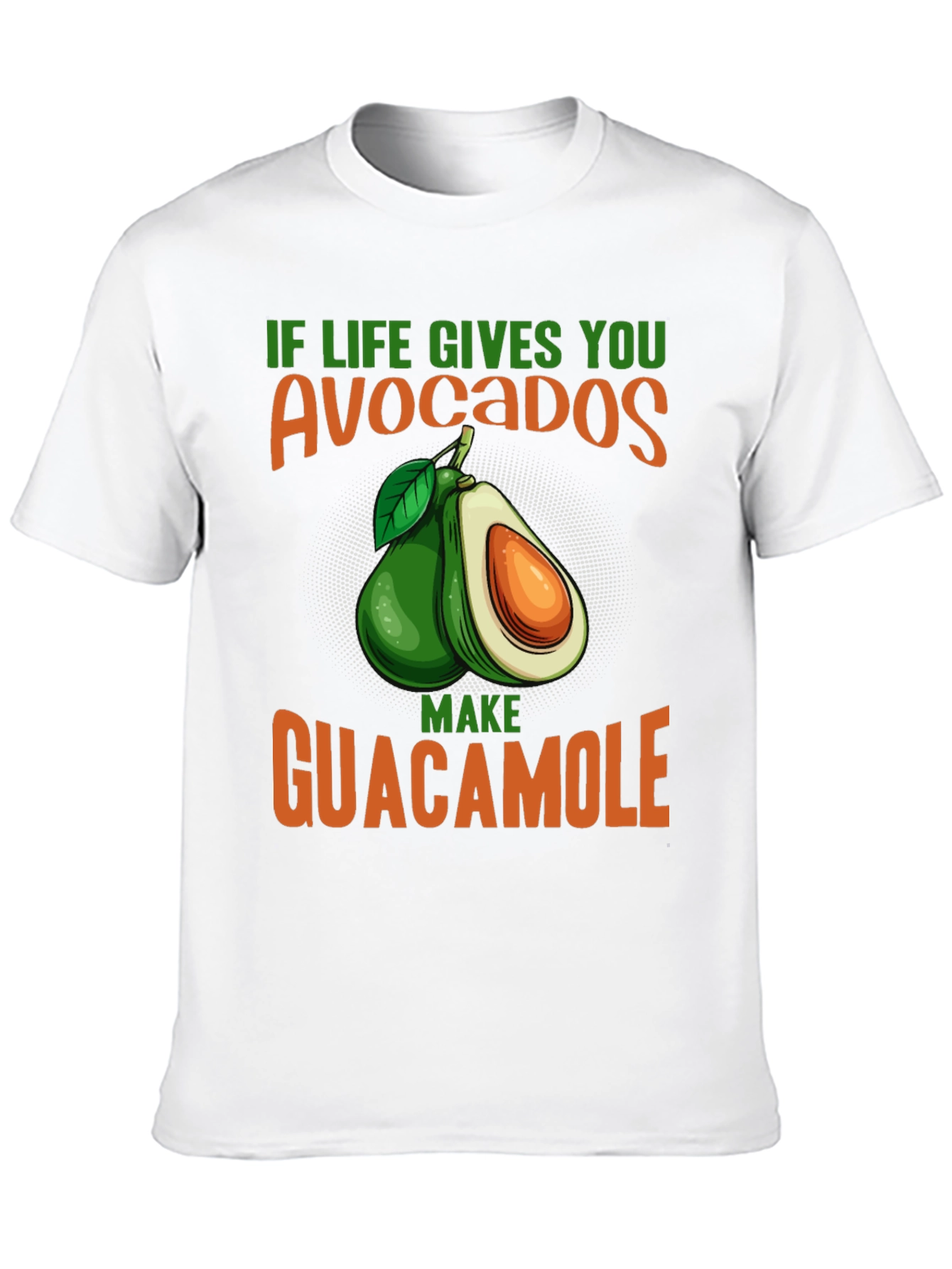 Avocado Guacamole Graphic Tee - Foodie T-Shirt