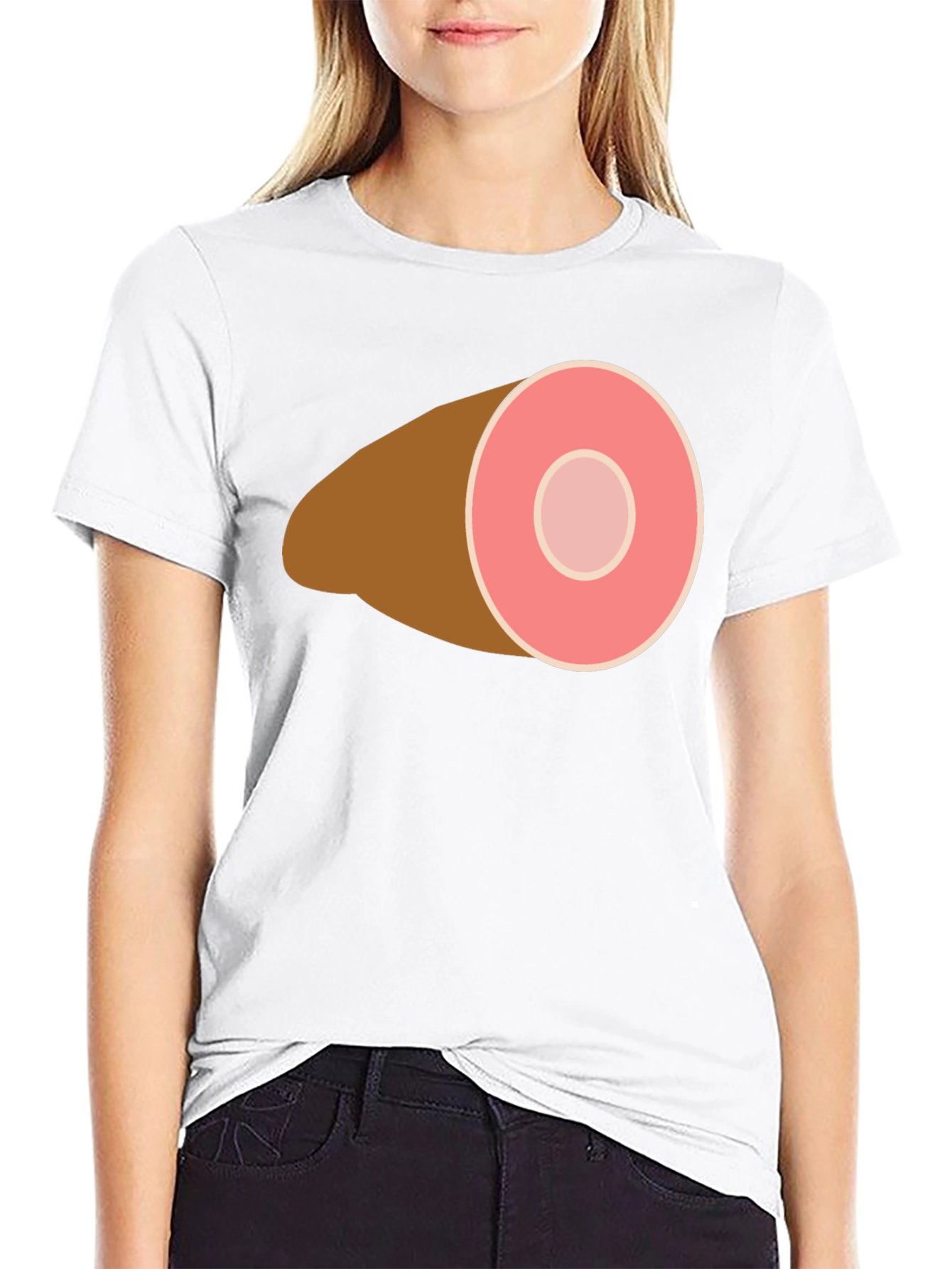 Ham Graphic Tee - Funny Foodie Shirt