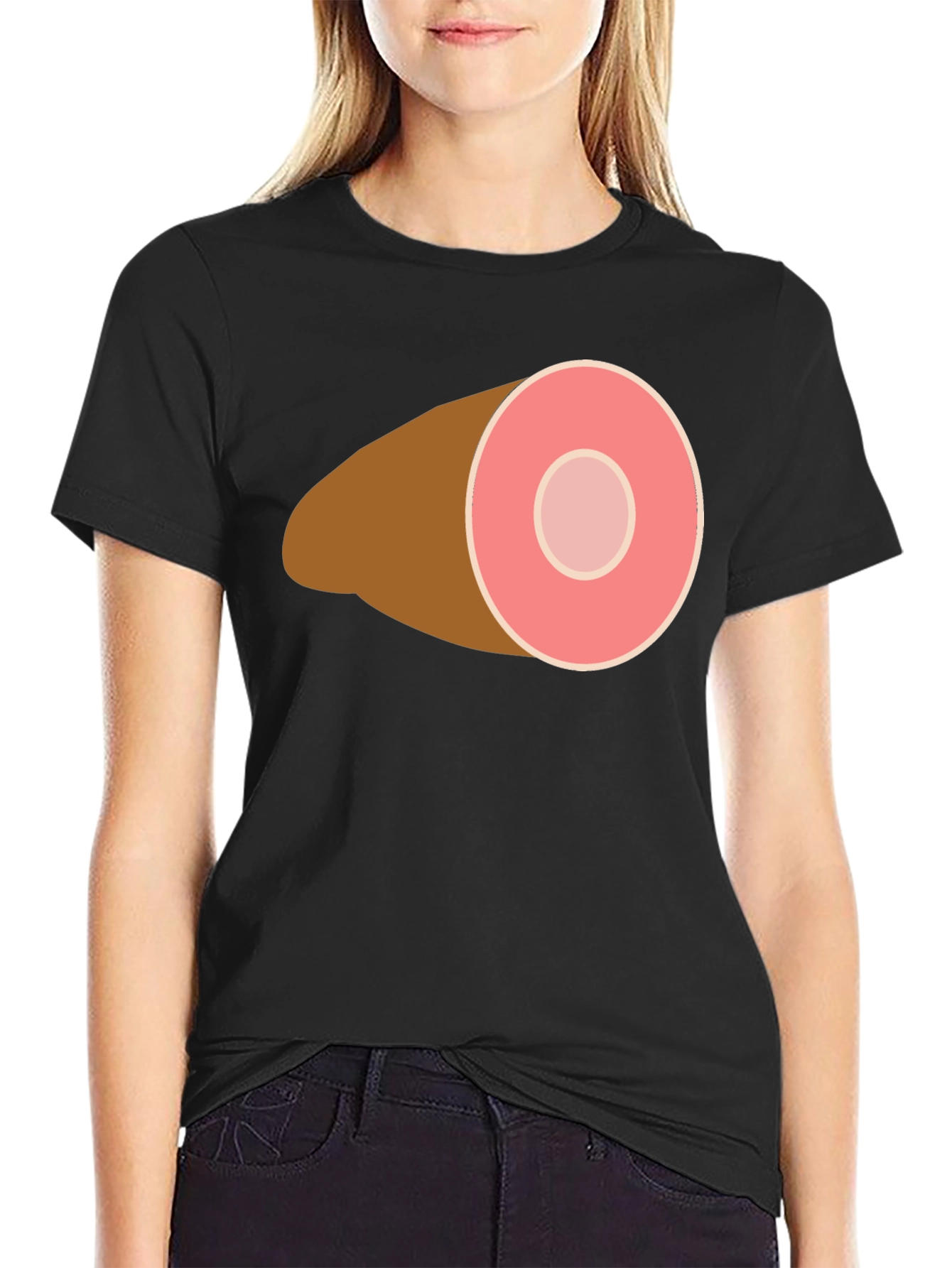 Ham Graphic Tee - Funny Foodie Shirt