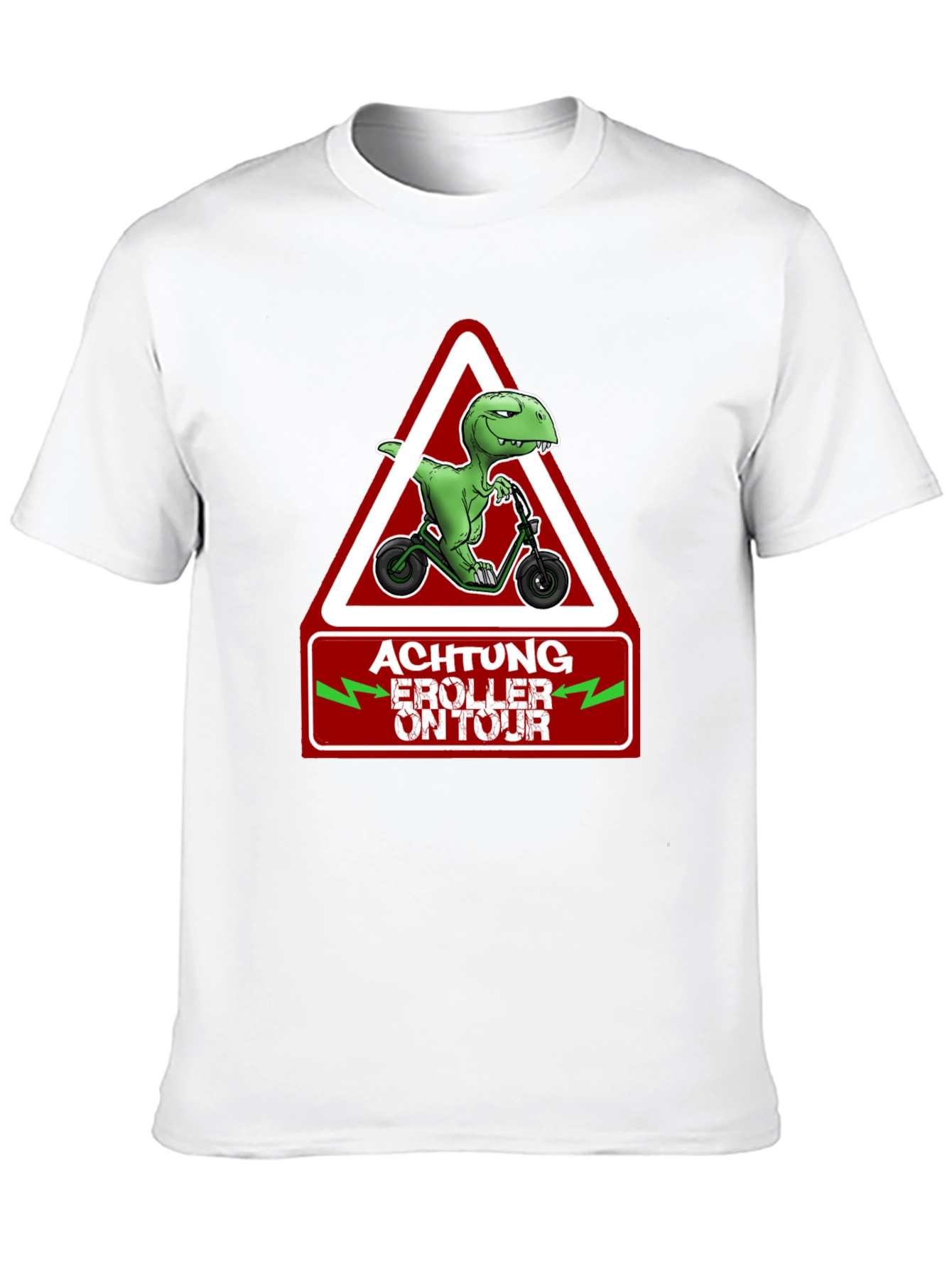 Achtung E-Roller On Tour T-Shirt