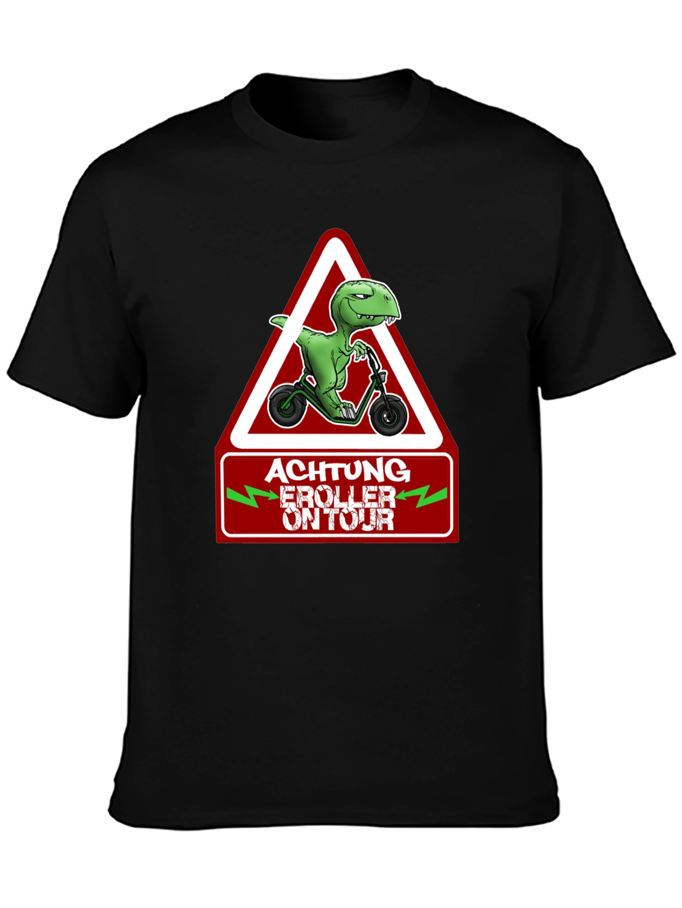 Achtung E-Roller On Tour T-Shirt