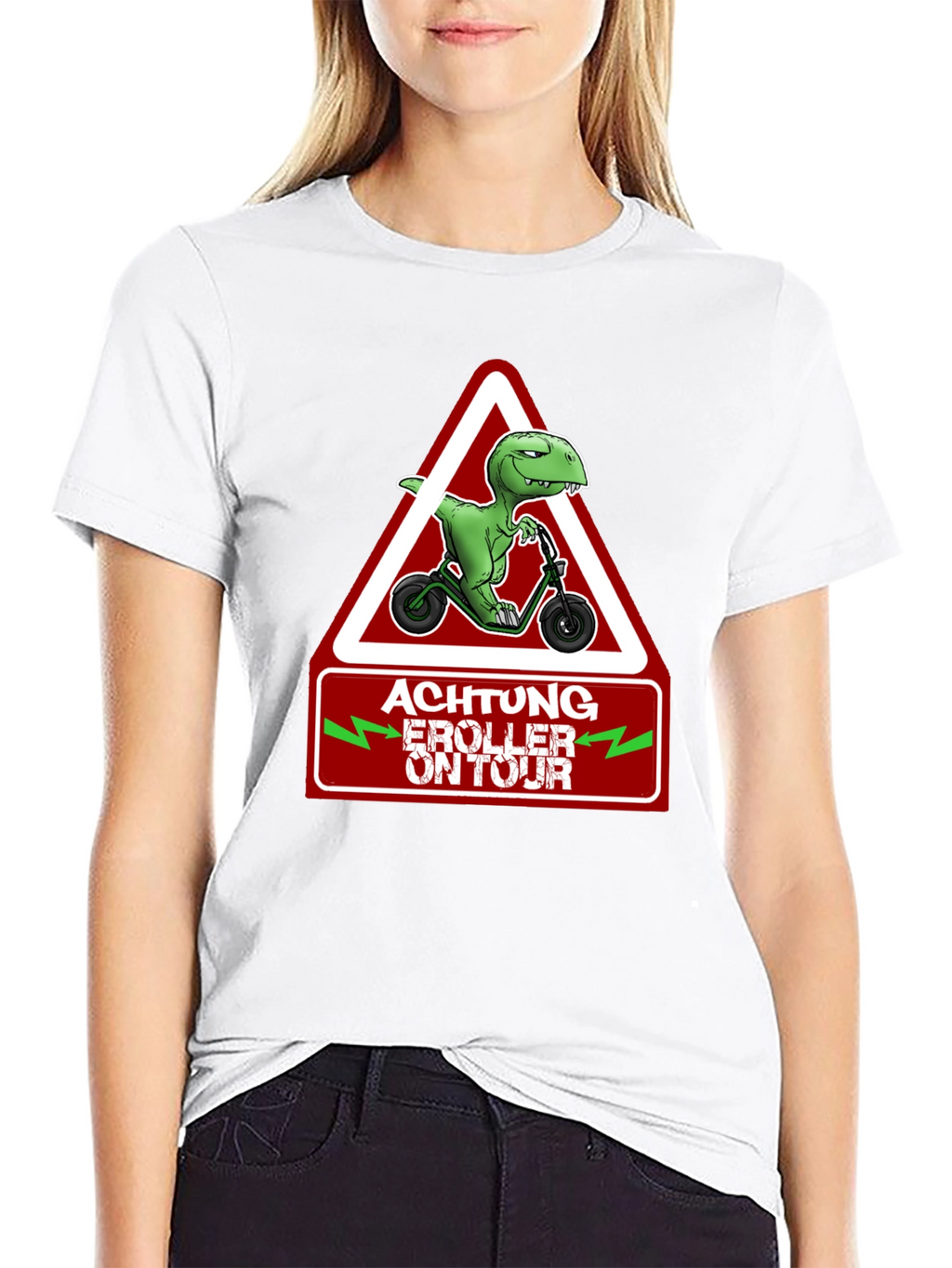 Achtung E-Roller On Tour T-Shirt