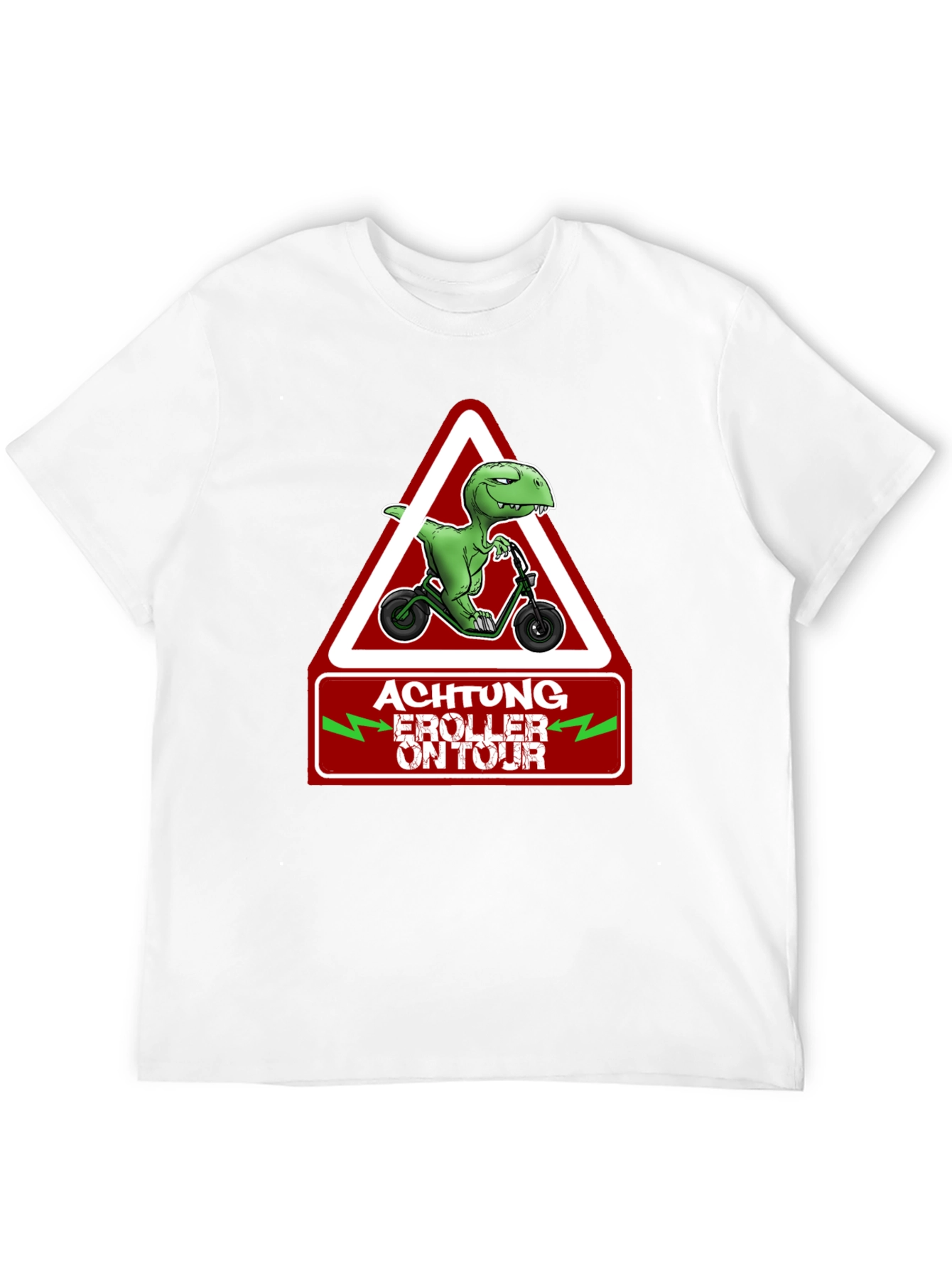 Achtung E-Roller On Tour T-Shirt