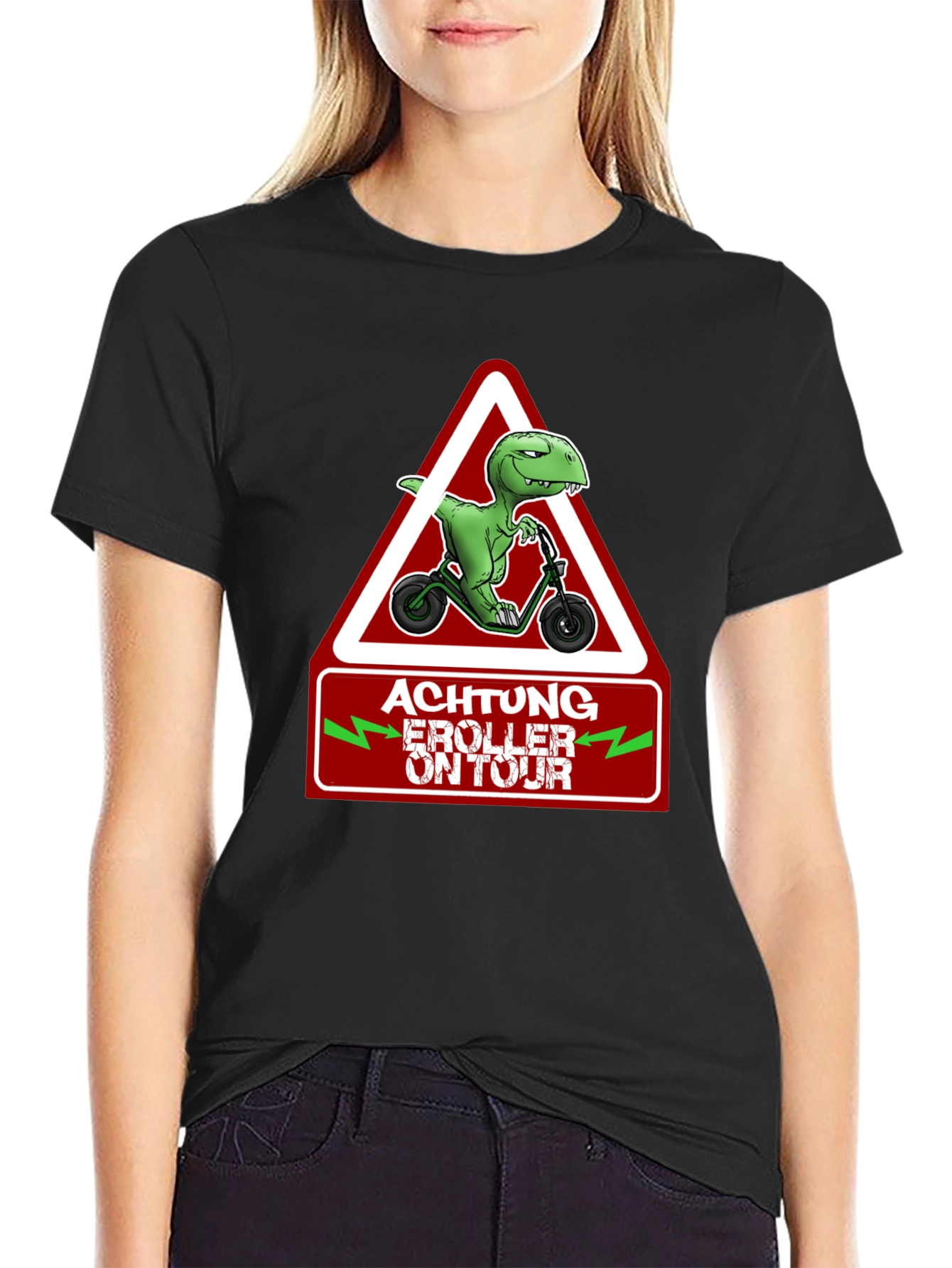 Achtung E-Roller On Tour T-Shirt