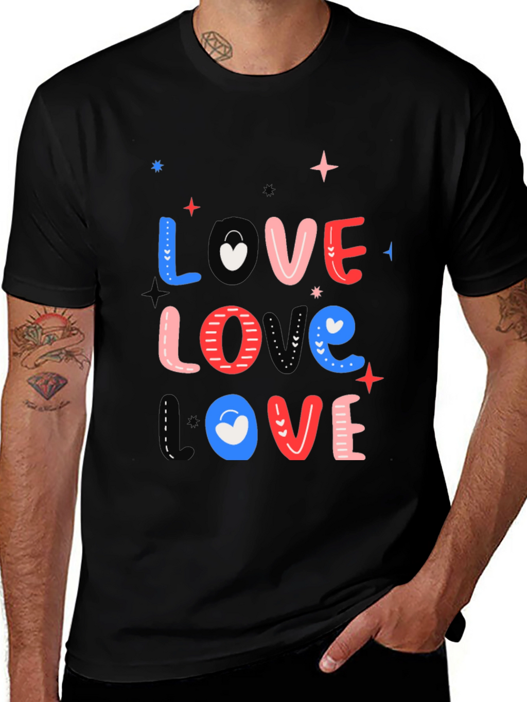 Love Graphic Tee - Trendy Casual Style