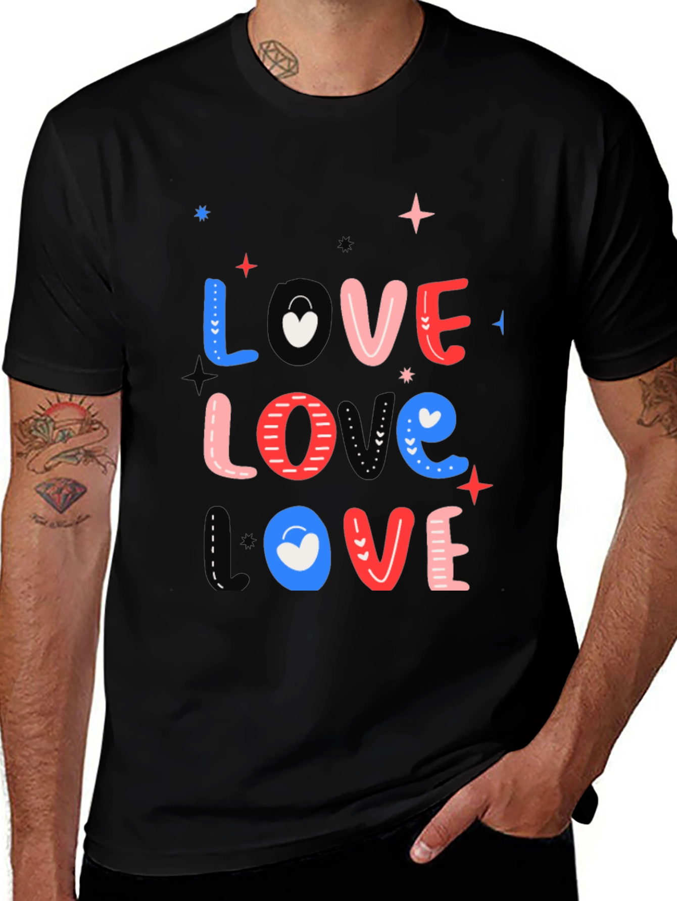 Love Graphic Tee - Trendy Casual Style