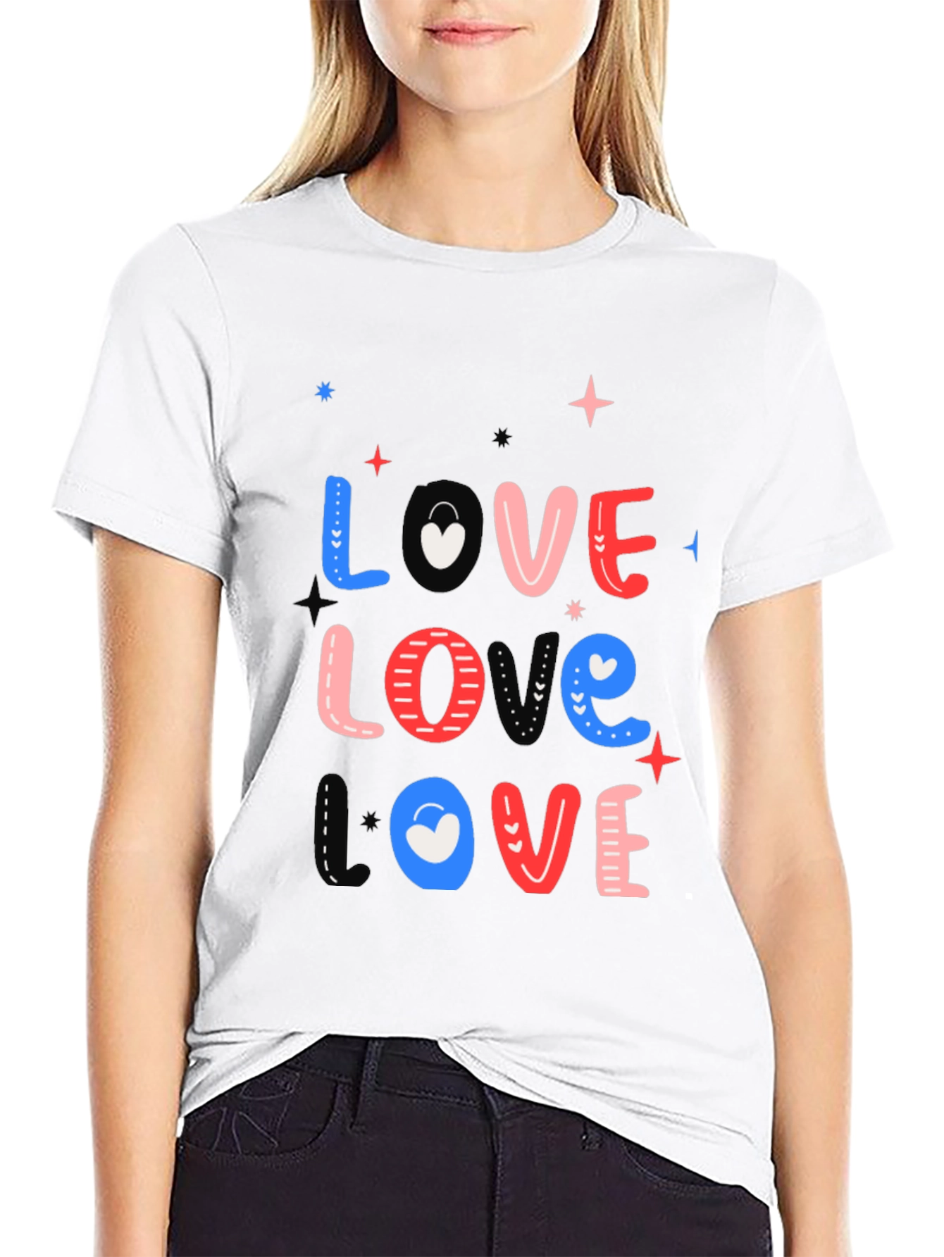 Love Graphic Tee - Trendy Casual Style