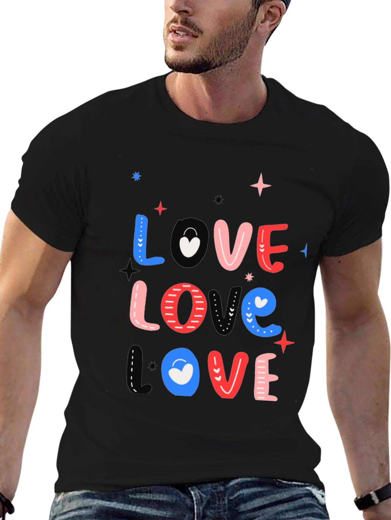 Love Graphic Tee - Trendy Casual Style