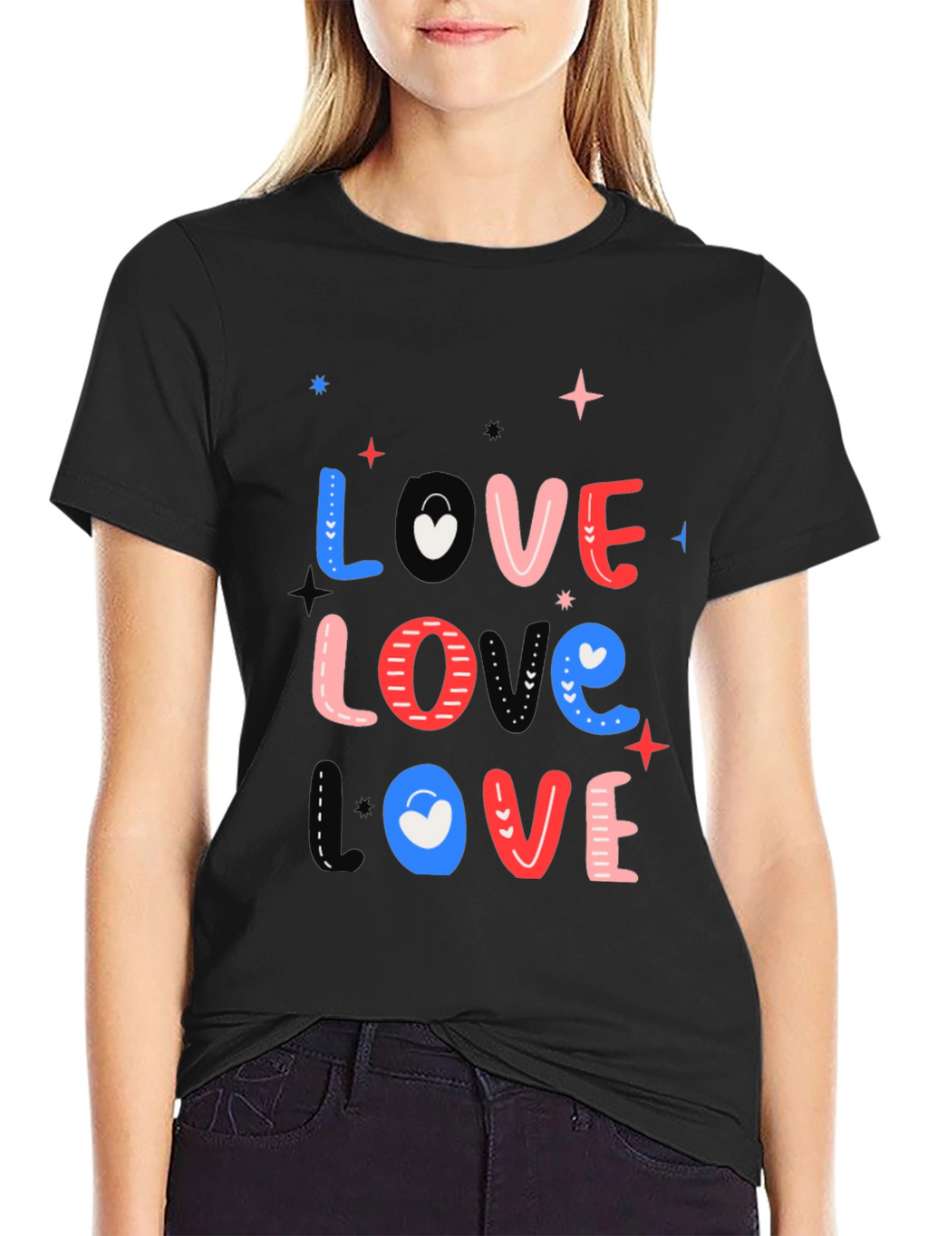 Love Graphic Tee - Trendy Casual Style