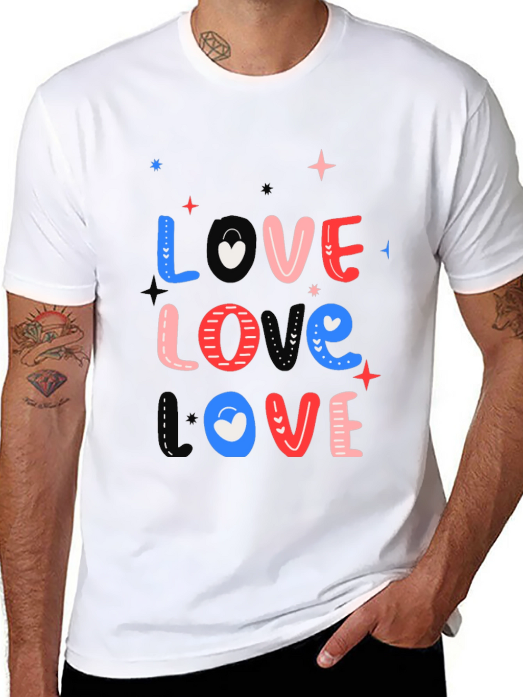 Love Graphic Tee - Trendy Casual Style