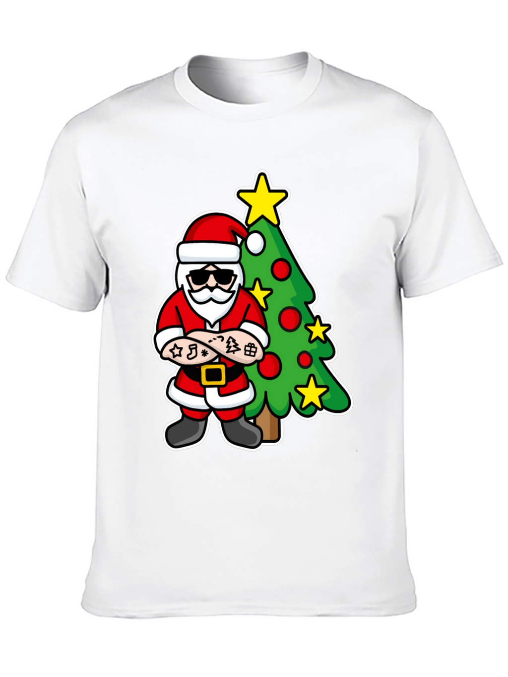 Cool Santa Christmas T-Shirt
