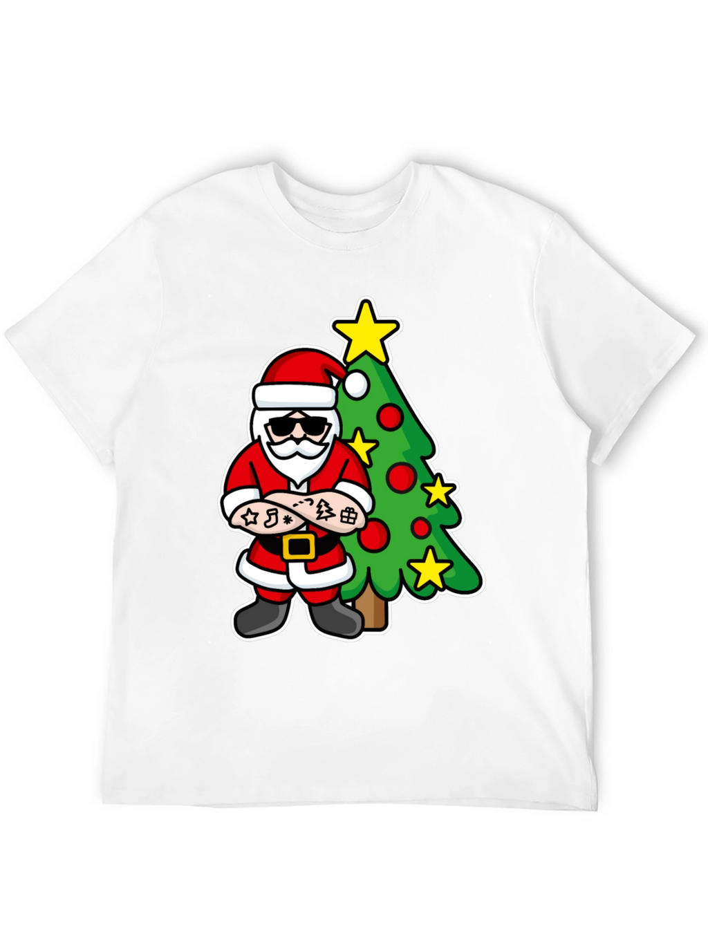 Cool Santa Christmas T-Shirt