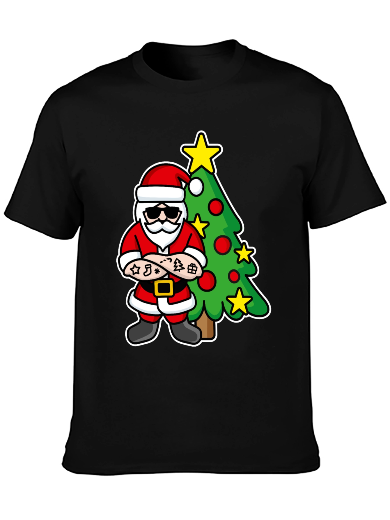 Cool Santa Christmas T-Shirt