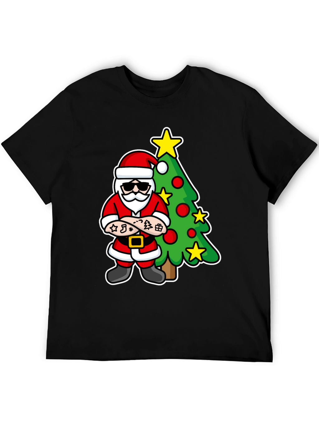 Cool Santa Christmas T-Shirt