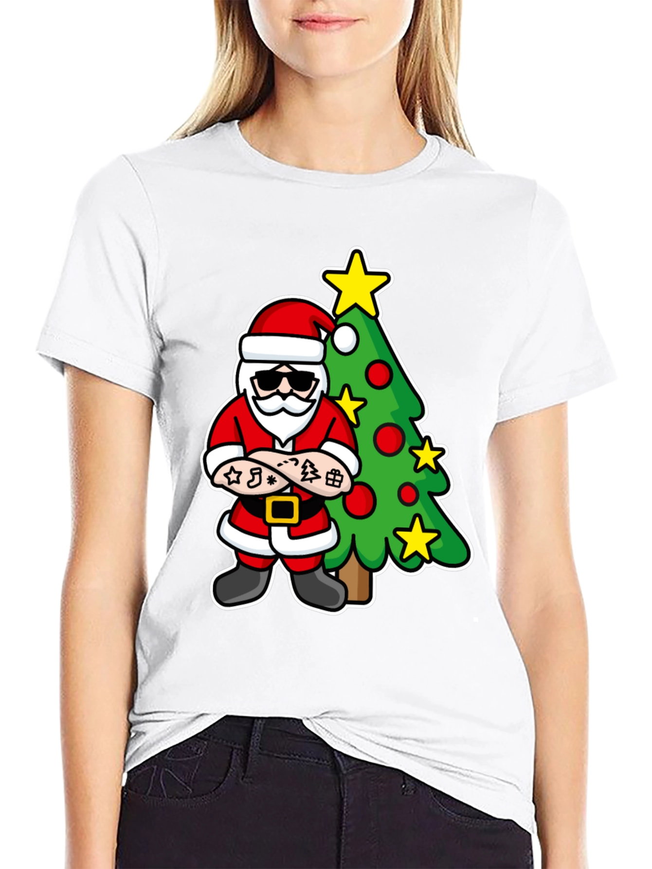 Cool Santa Christmas T-Shirt