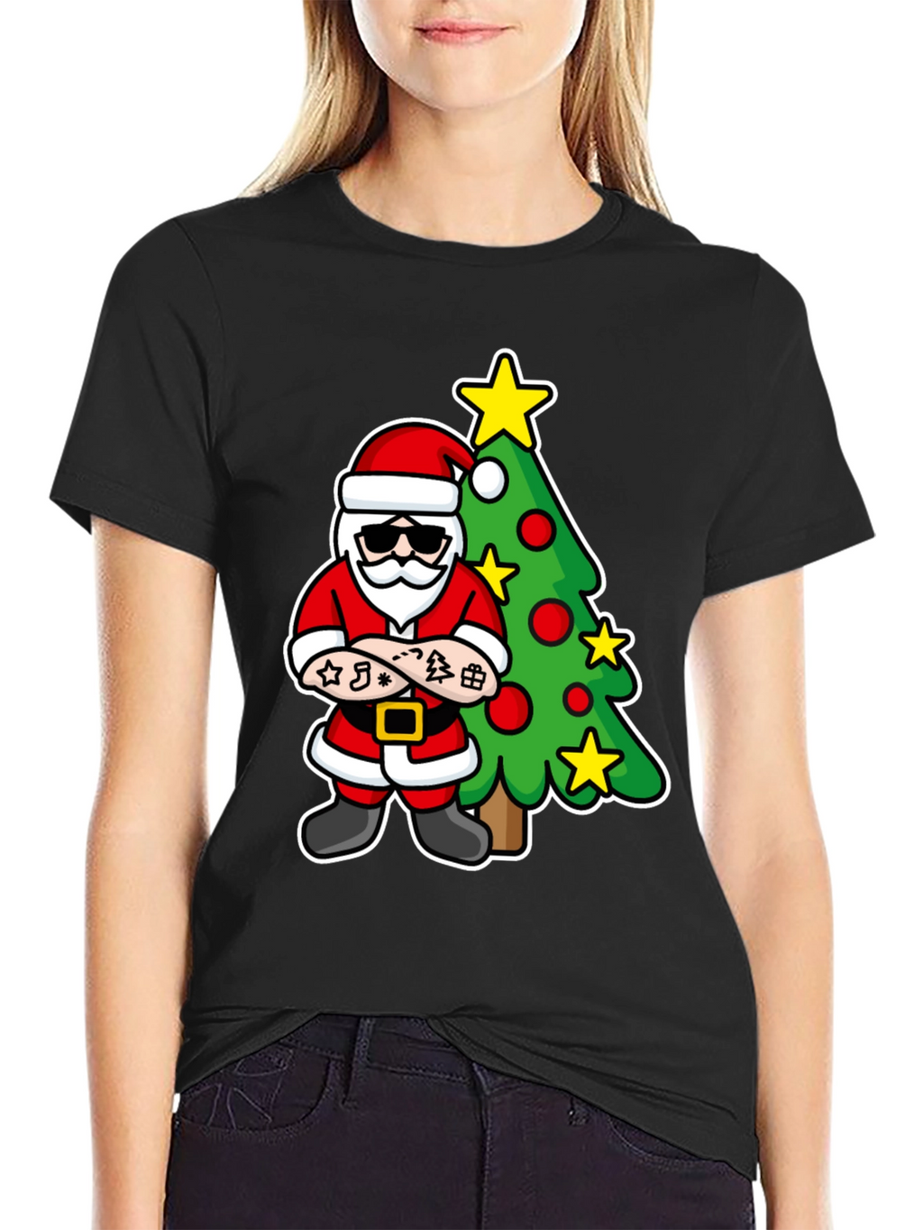 Cool Santa Christmas T-Shirt