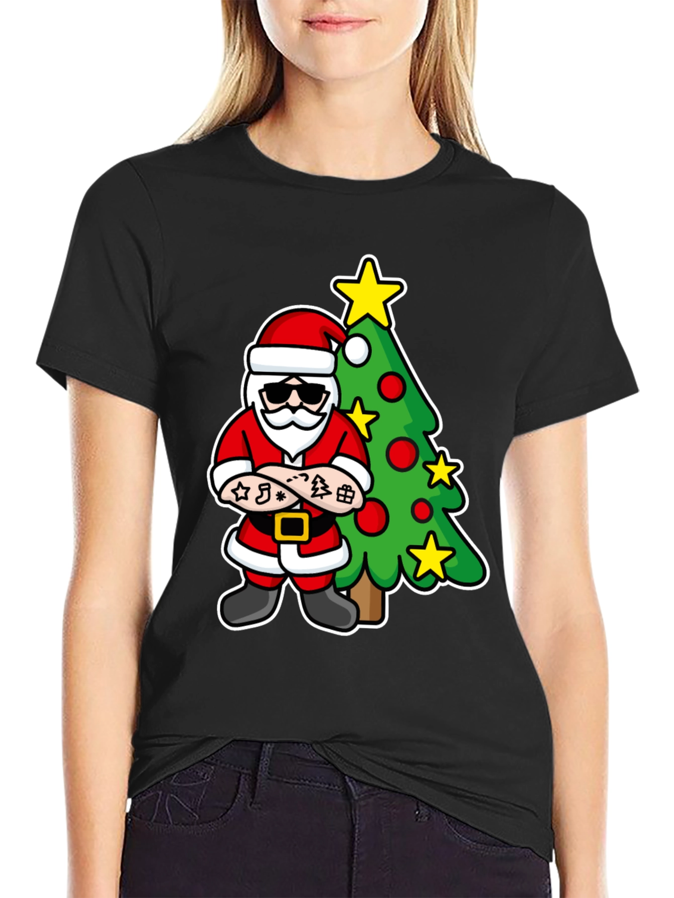 Cool Santa Christmas T-Shirt