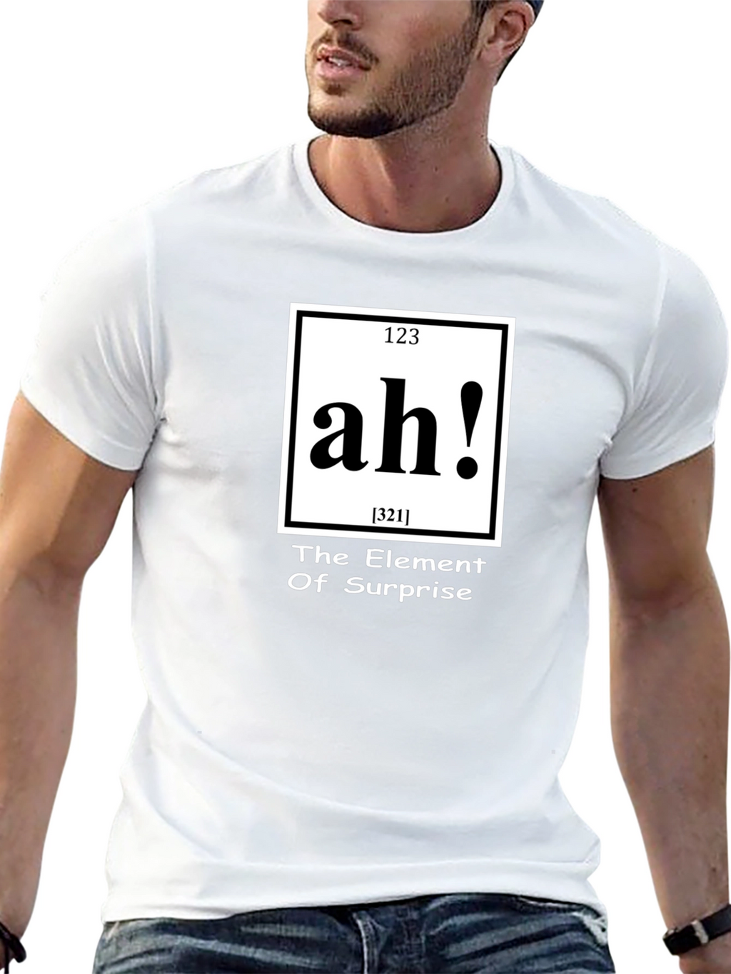 Ah! Element of Surprise Black T-Shirt