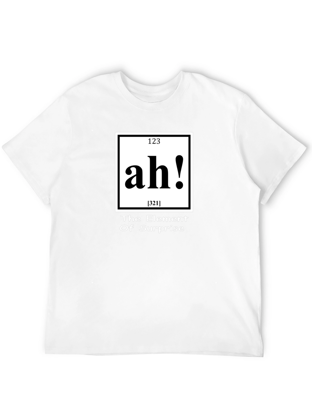 Ah! Element of Surprise Black T-Shirt