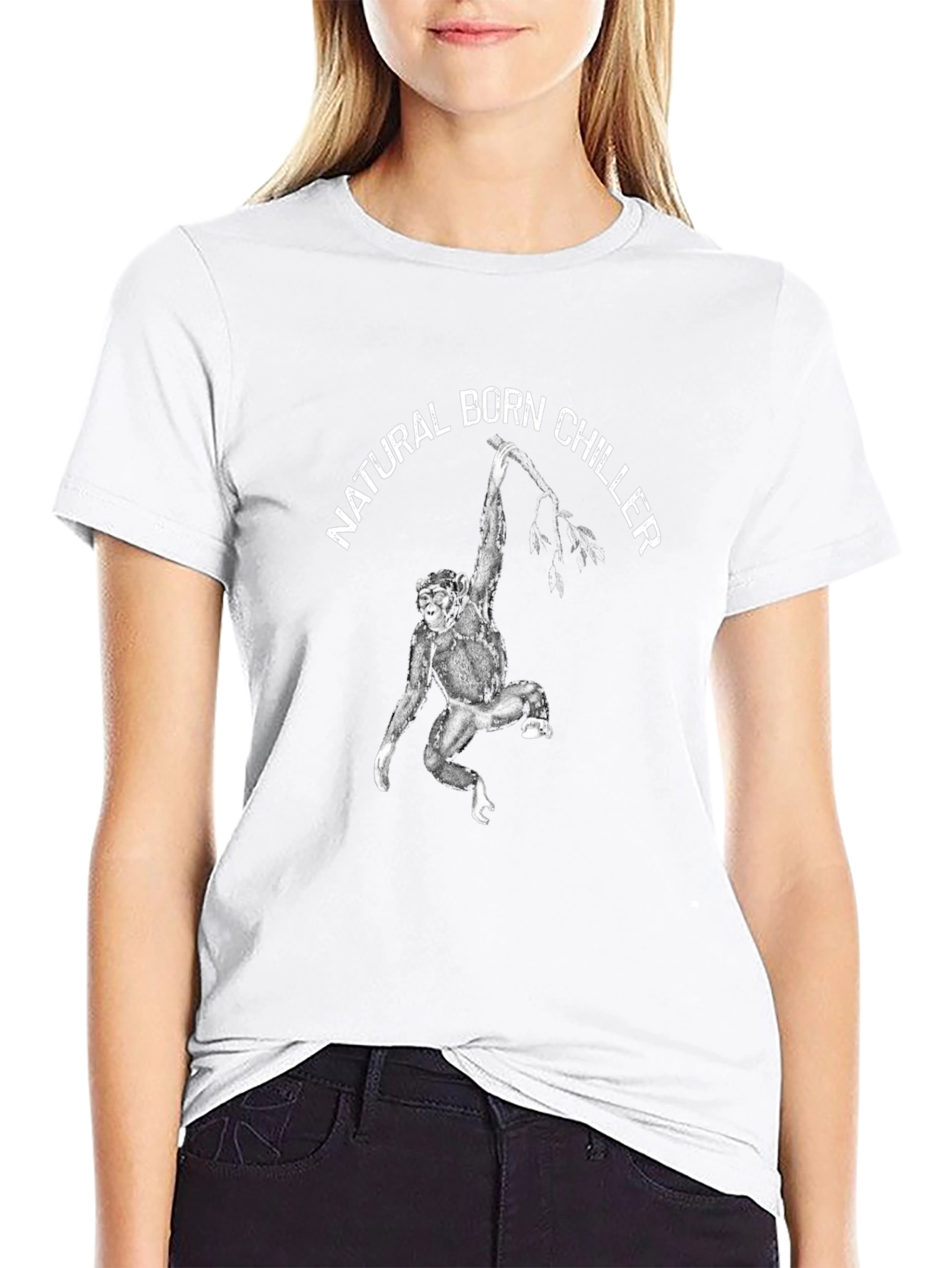 Natural Born Chiller Monkey Graphic Tee