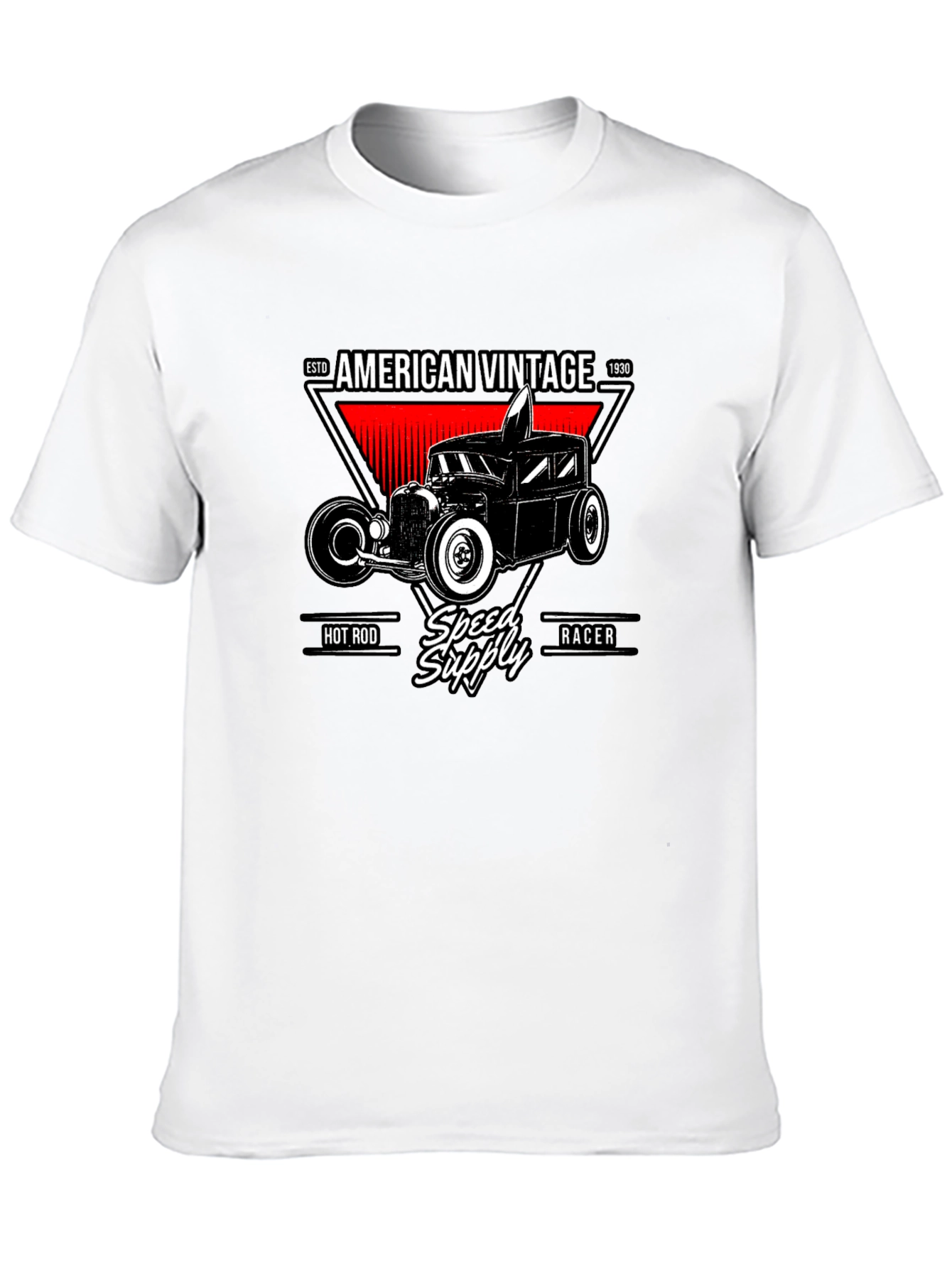 American Vintage Hot Rod Speed Supply T-Shirt