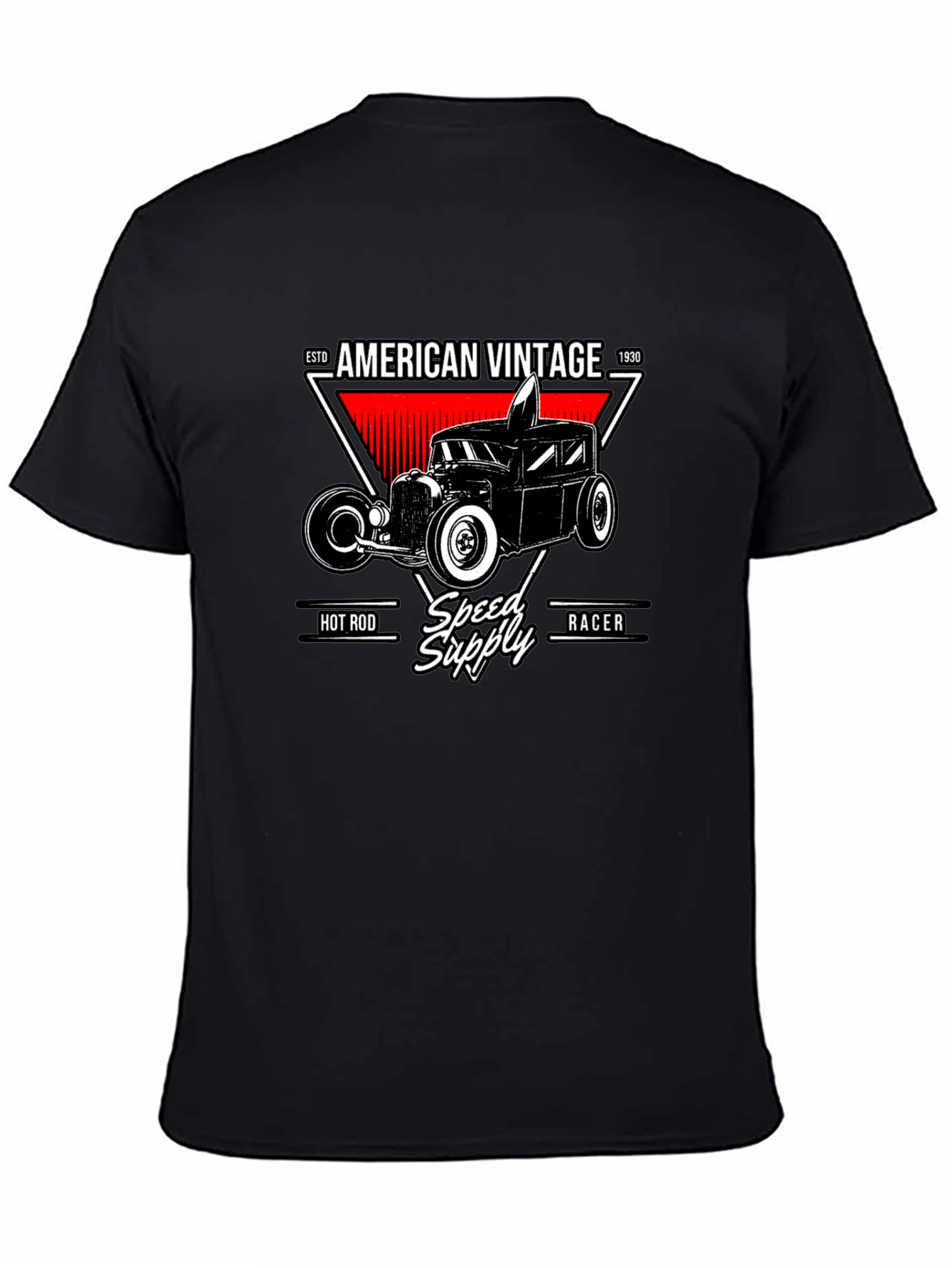 American Vintage Hot Rod Speed Supply T-Shirt