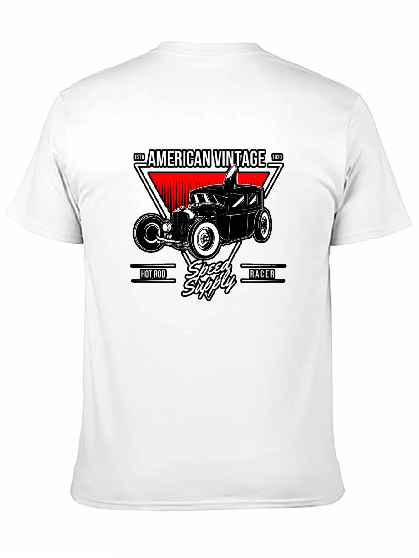 American Vintage Hot Rod Speed Supply T-Shirt