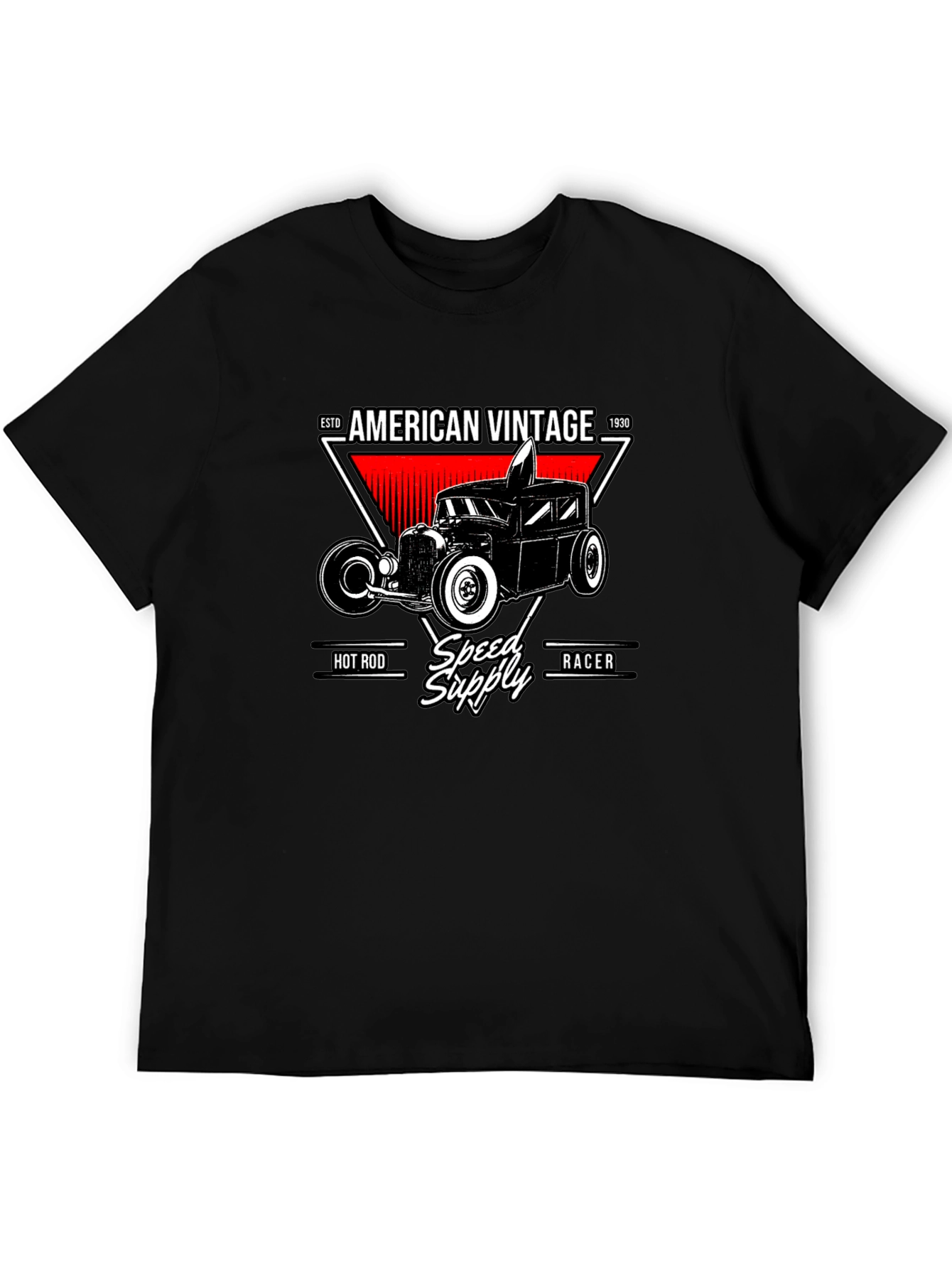 American Vintage Hot Rod Speed Supply T-Shirt