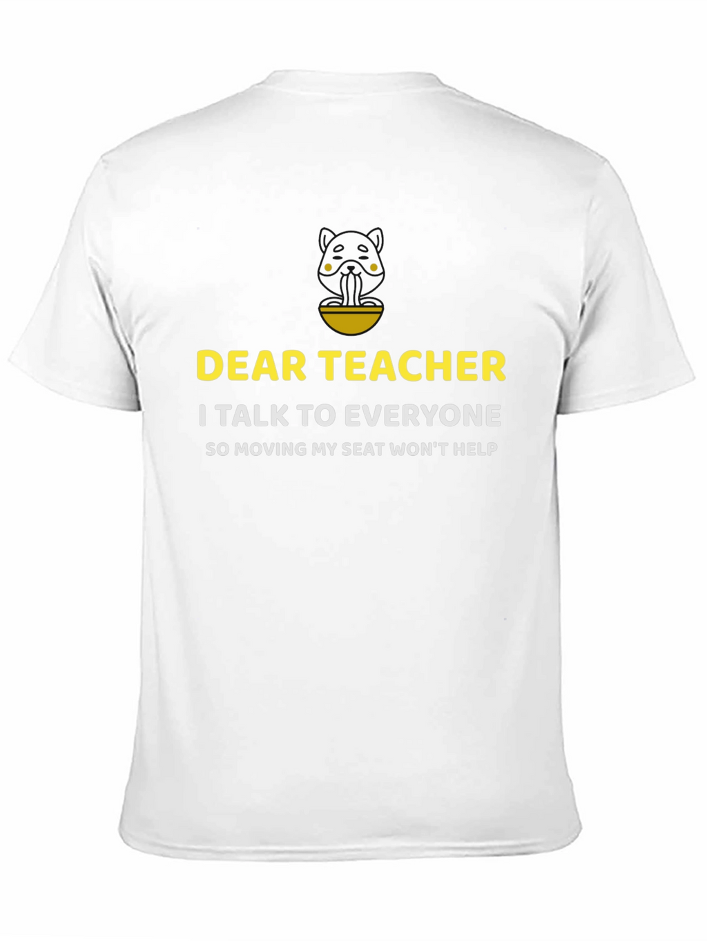 Dear Teacher Funny Sarcastic T-Shirt
